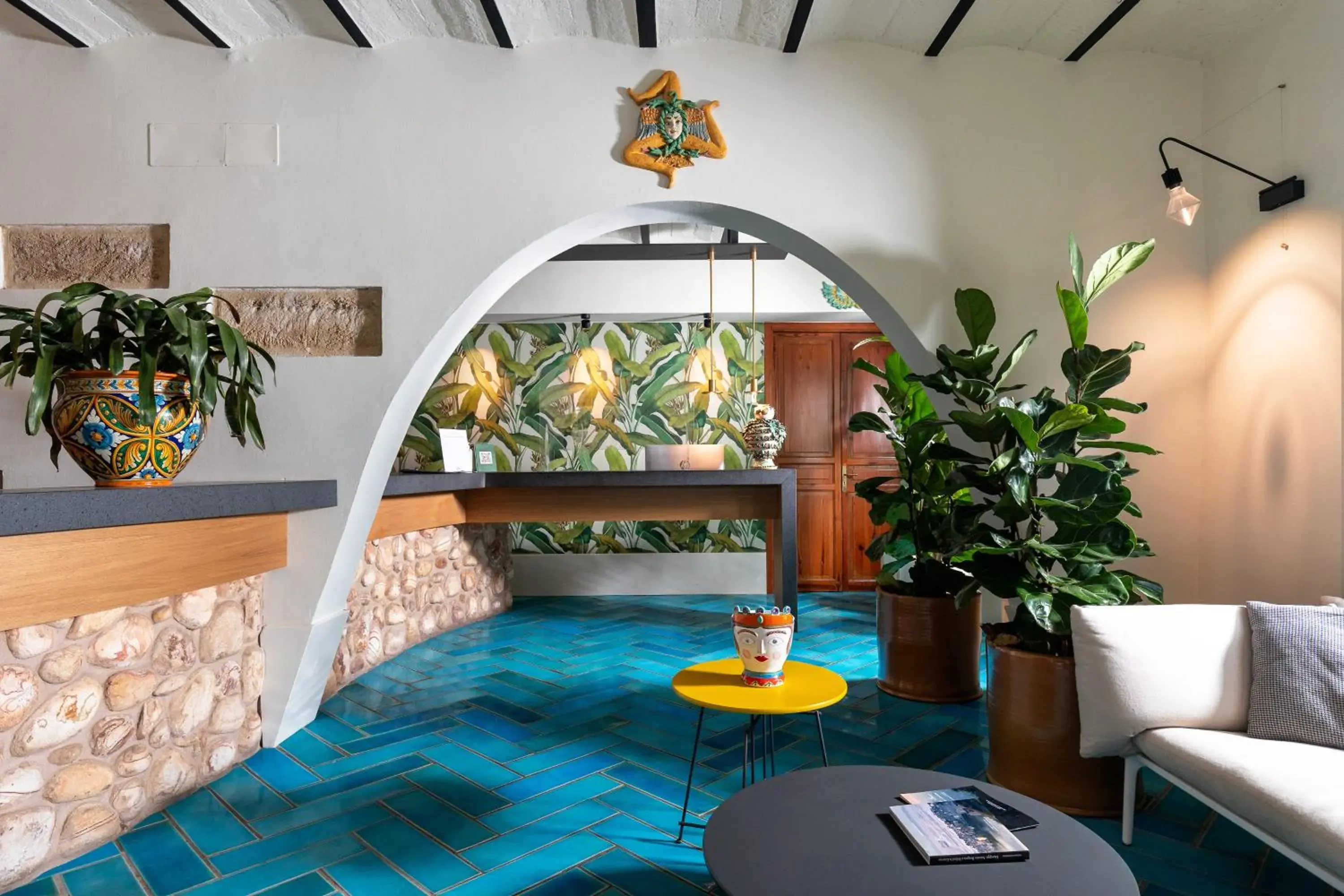 Lobby or reception in Magaggiari Hotel Resort