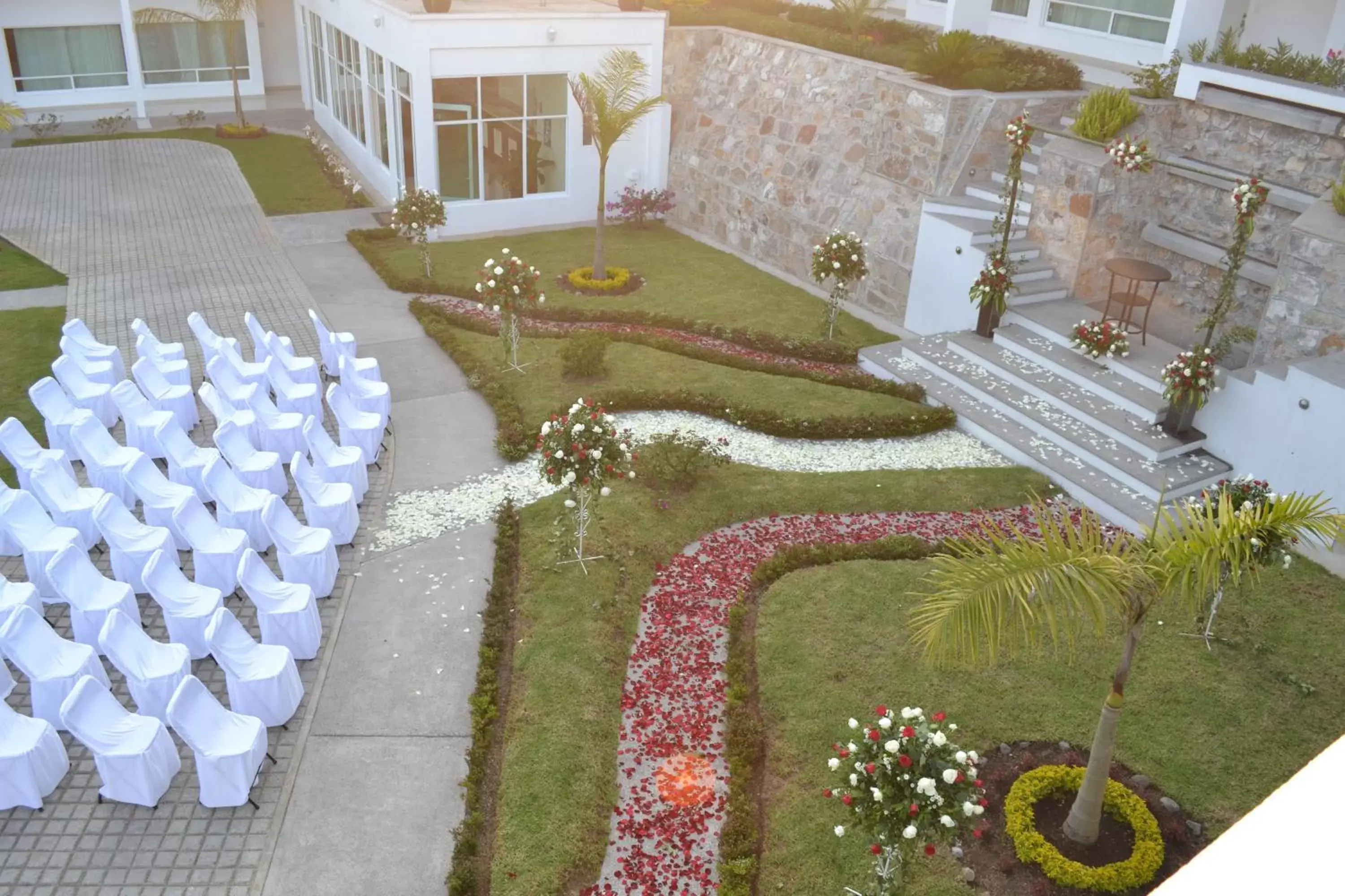 Garden view in Hotel Casablanca Xicotepec
