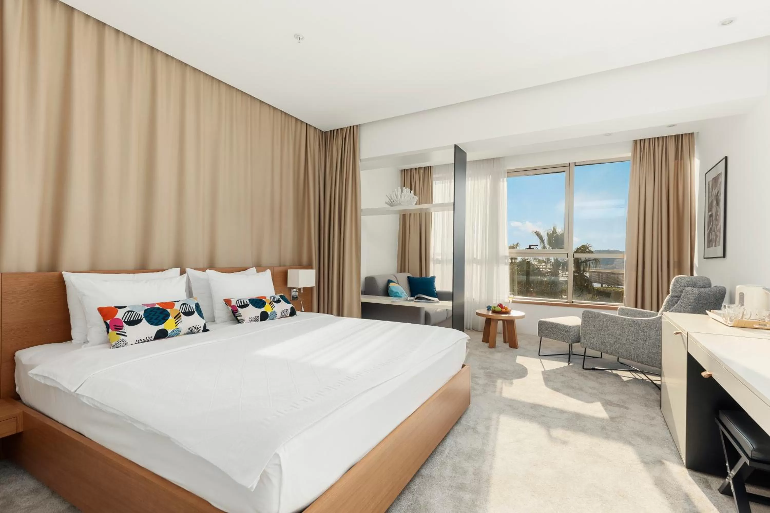 Bedroom, Bed in Hotel Harmonia by Dukley