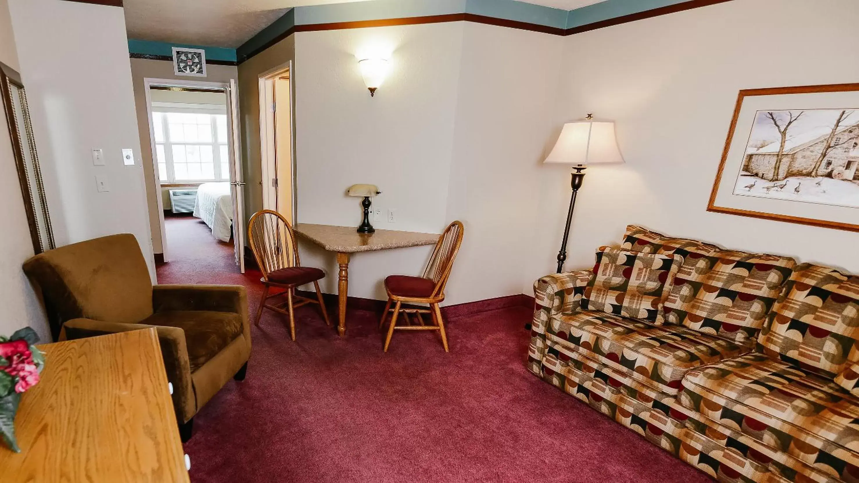 Living room, Seating Area in Van Buren Hotel