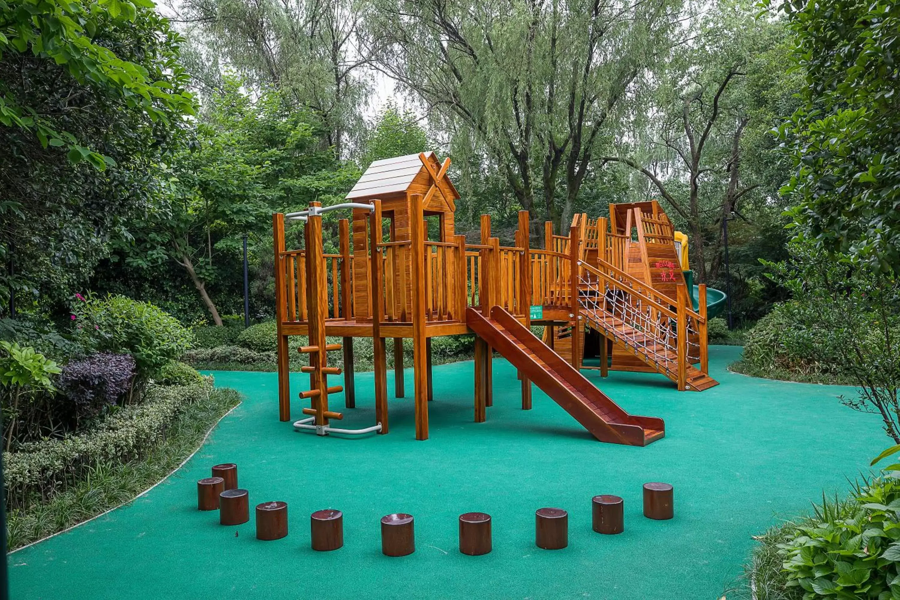 Children play ground, Children's Play Area in Four Seasons Hotel Hangzhou at West Lake