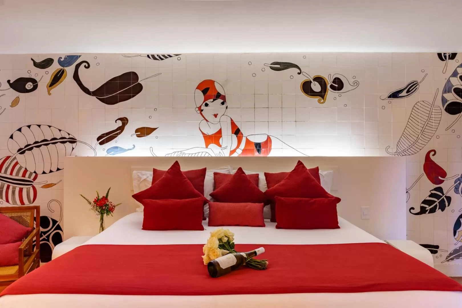 Bed in Insólito Boutique Hotel & Spa