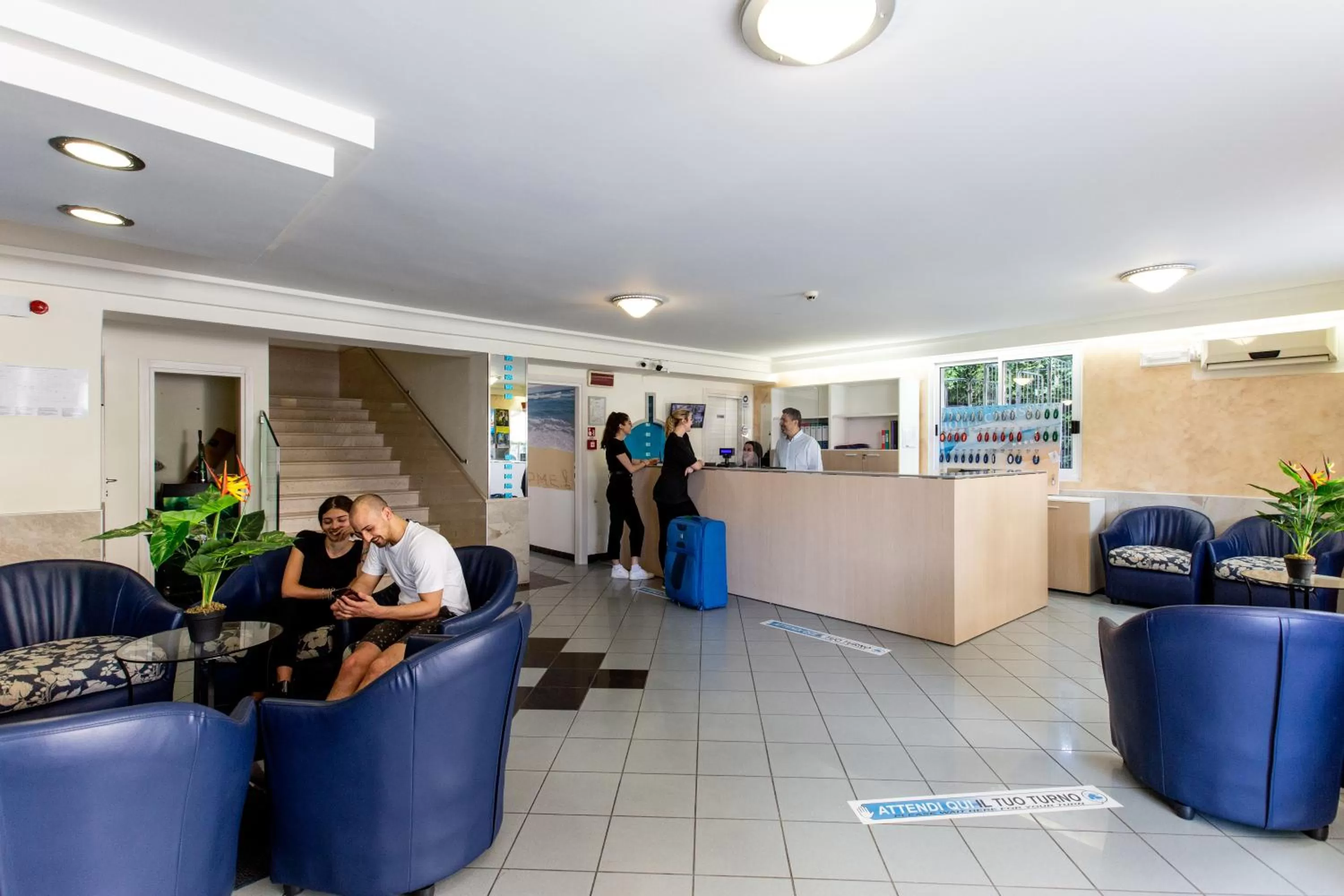 Lobby or reception in Hotel Christian Ideale Per Famiglie