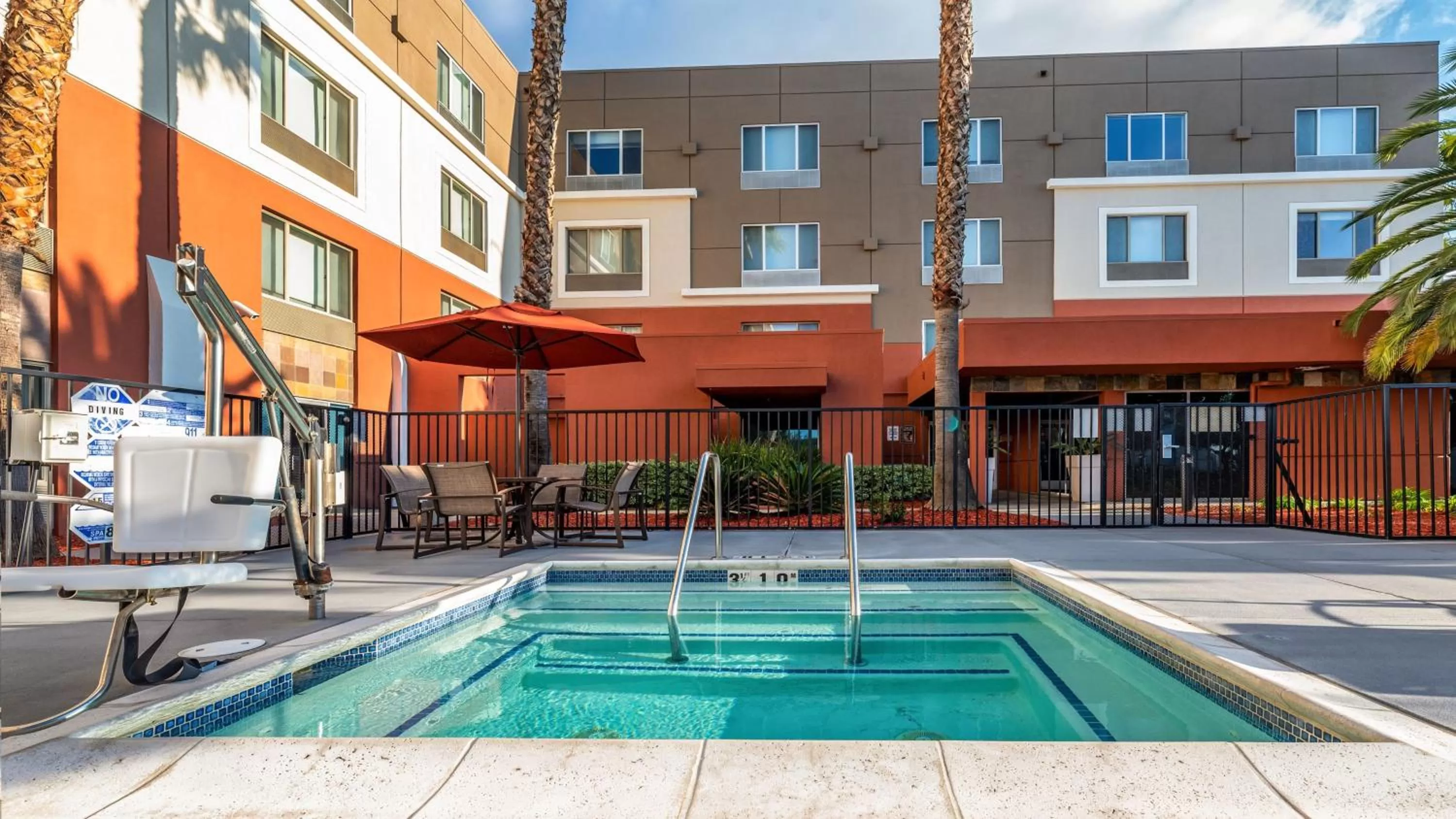 Swimming pool in Holiday Inn Express Fremont - Milpitas Central by IHG