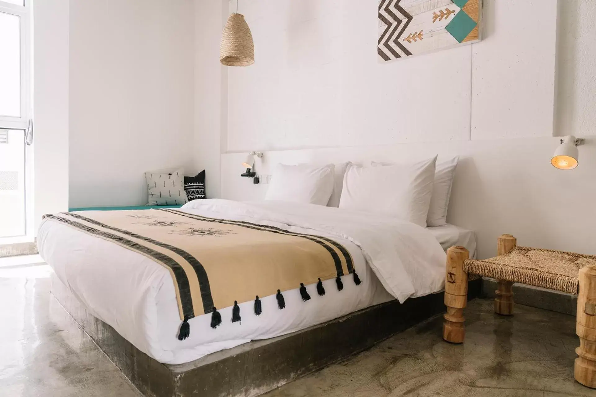 Bed in Nuzl Shada Hotel Bed in Nuzl Shada Hotel