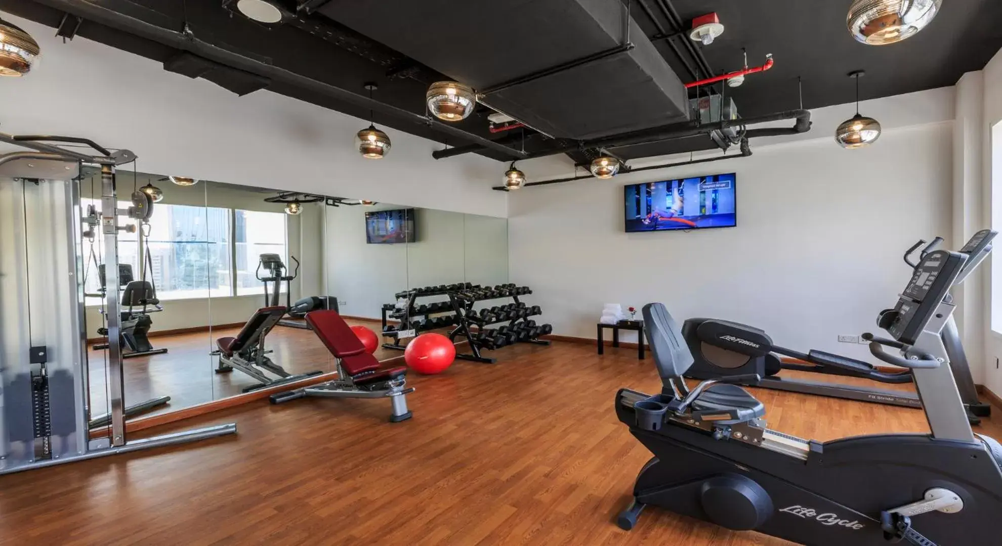 Fitness centre/facilities in Rose Executive Hotel - DWTC Fitness centre/facilities in Rose Executive Hotel - DWTC