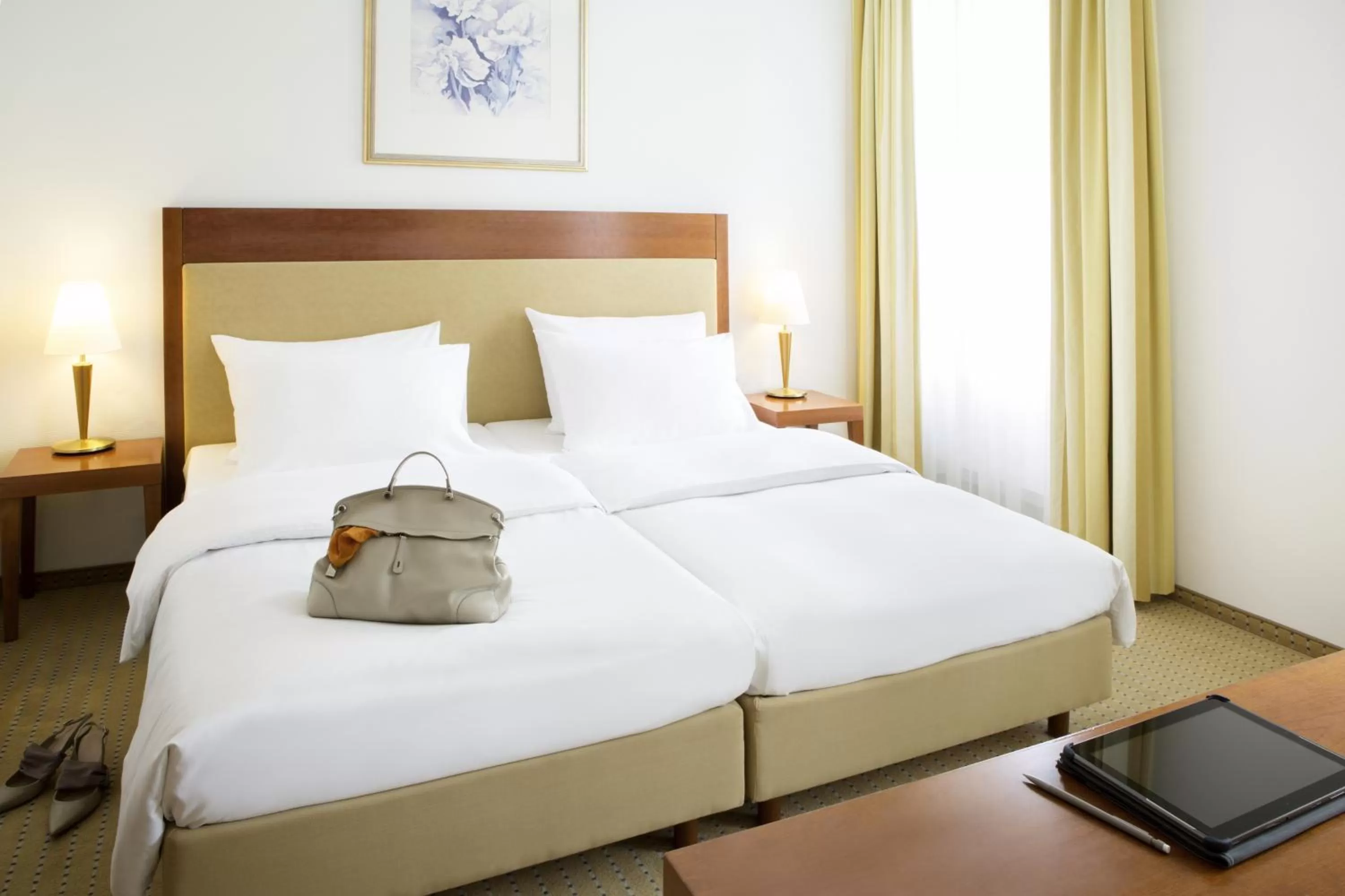 Bed in NOVOTEL Hildesheim City