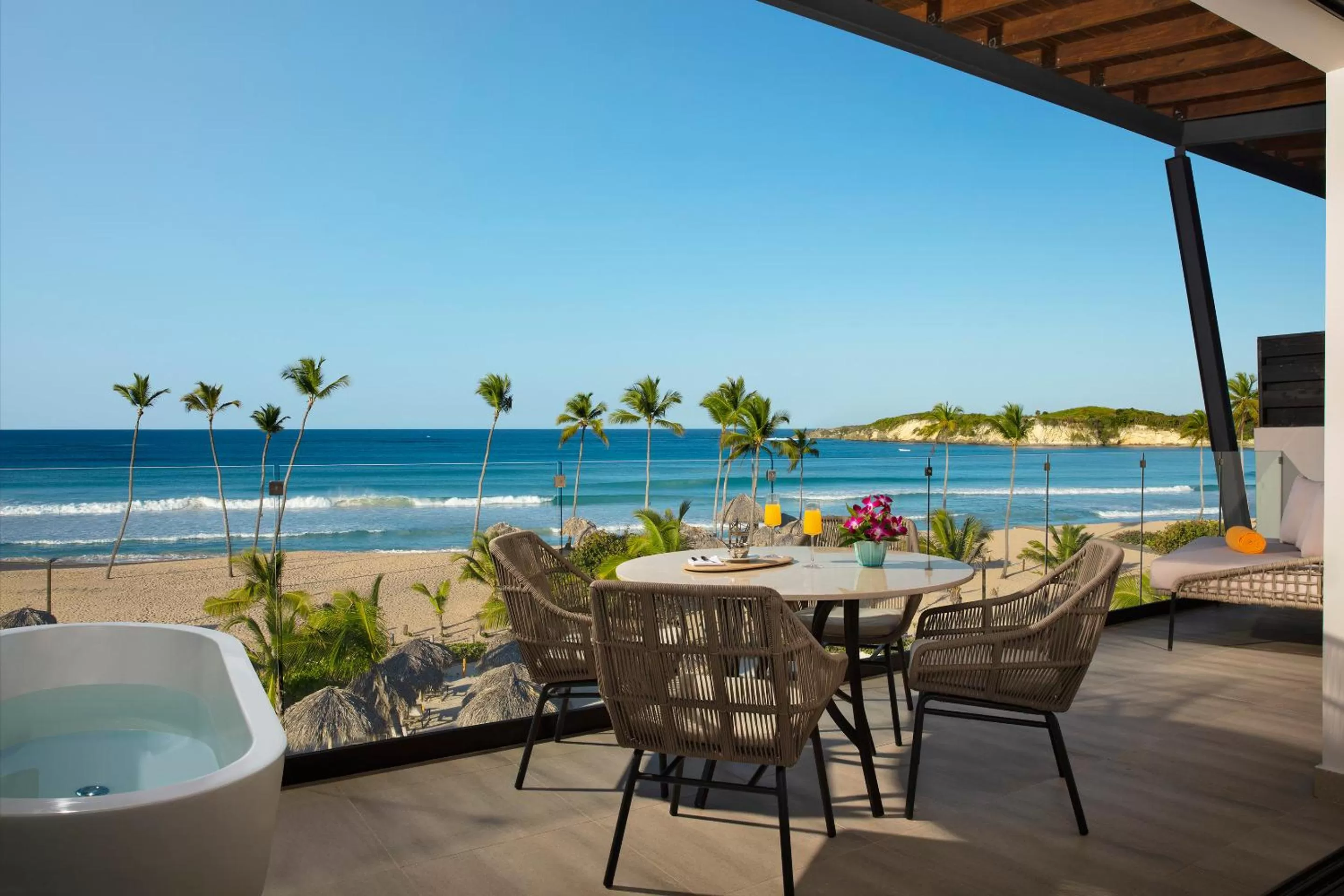 Balcony/Terrace in Dreams Macao Beach Punta Cana - All Inclusive