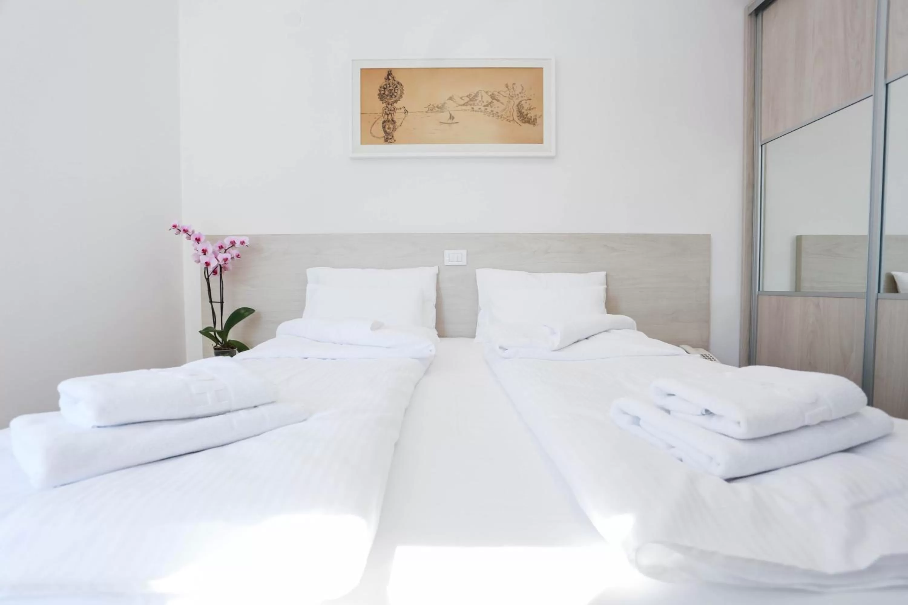 Bedroom, Bed in Garni Hotel Arka