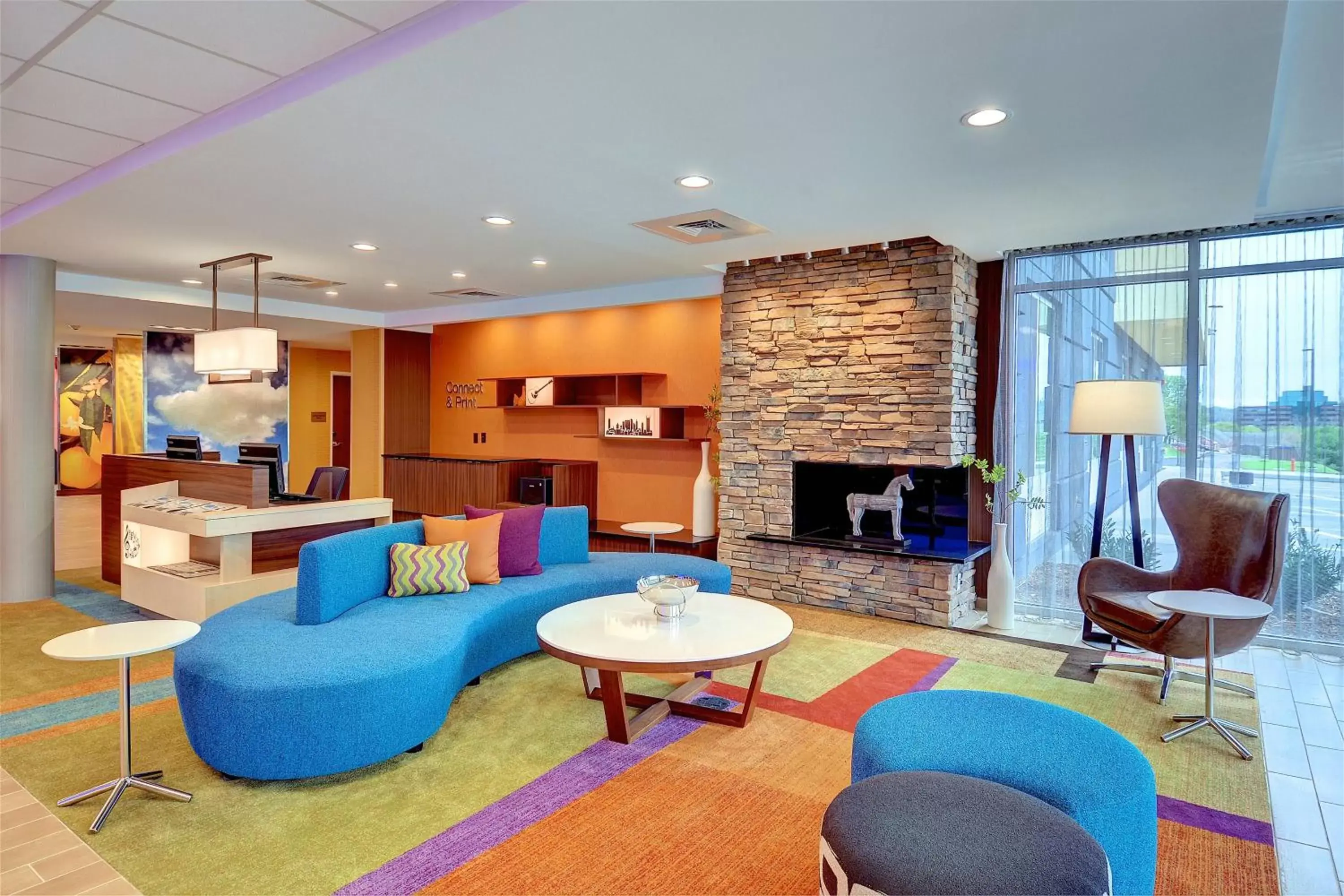 Lobby or reception, Seating Area in Fairfield Inn & Suites by Marriott Nashville Downtown-MetroCenter