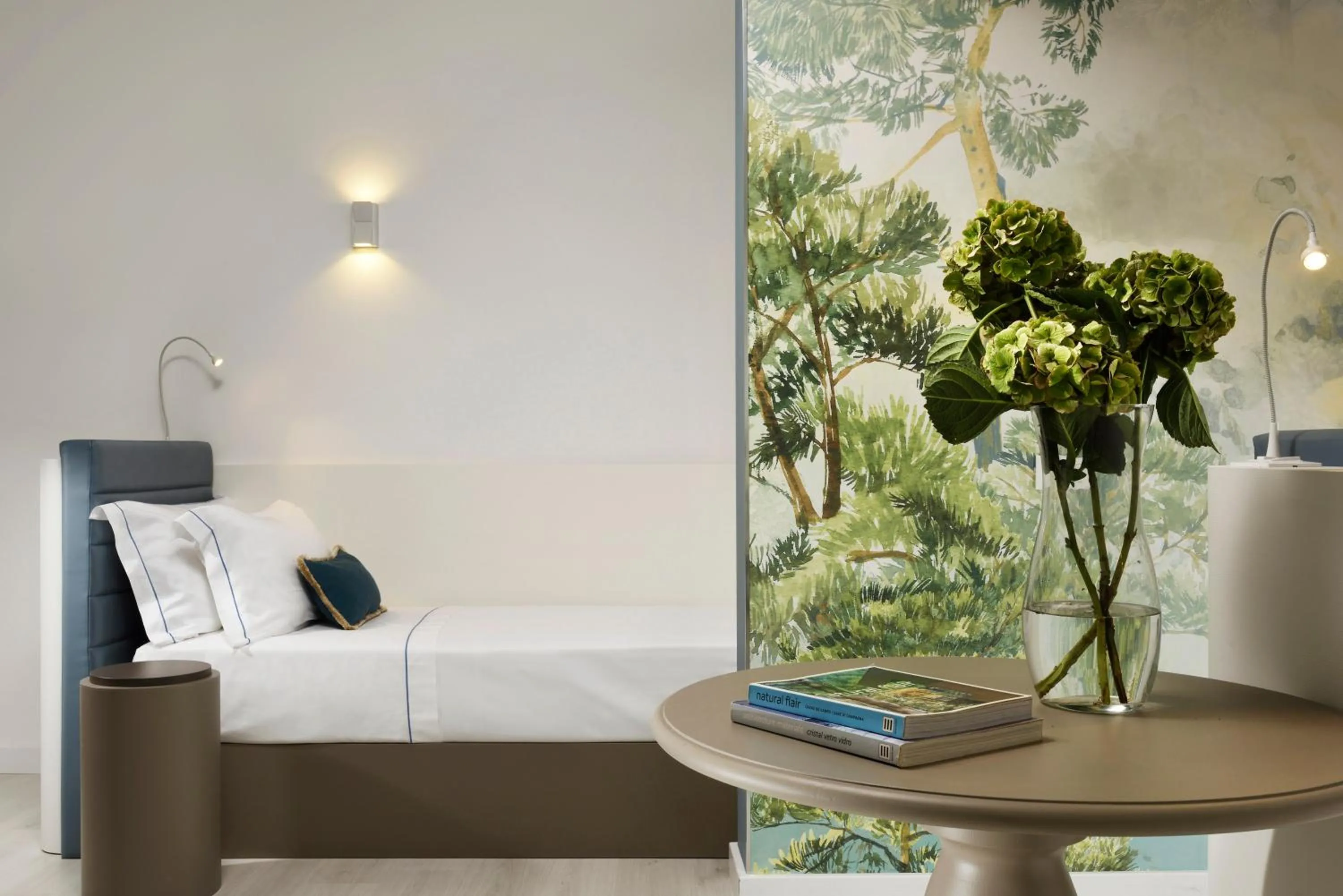 Bed in Golf Hotel Punta Ala