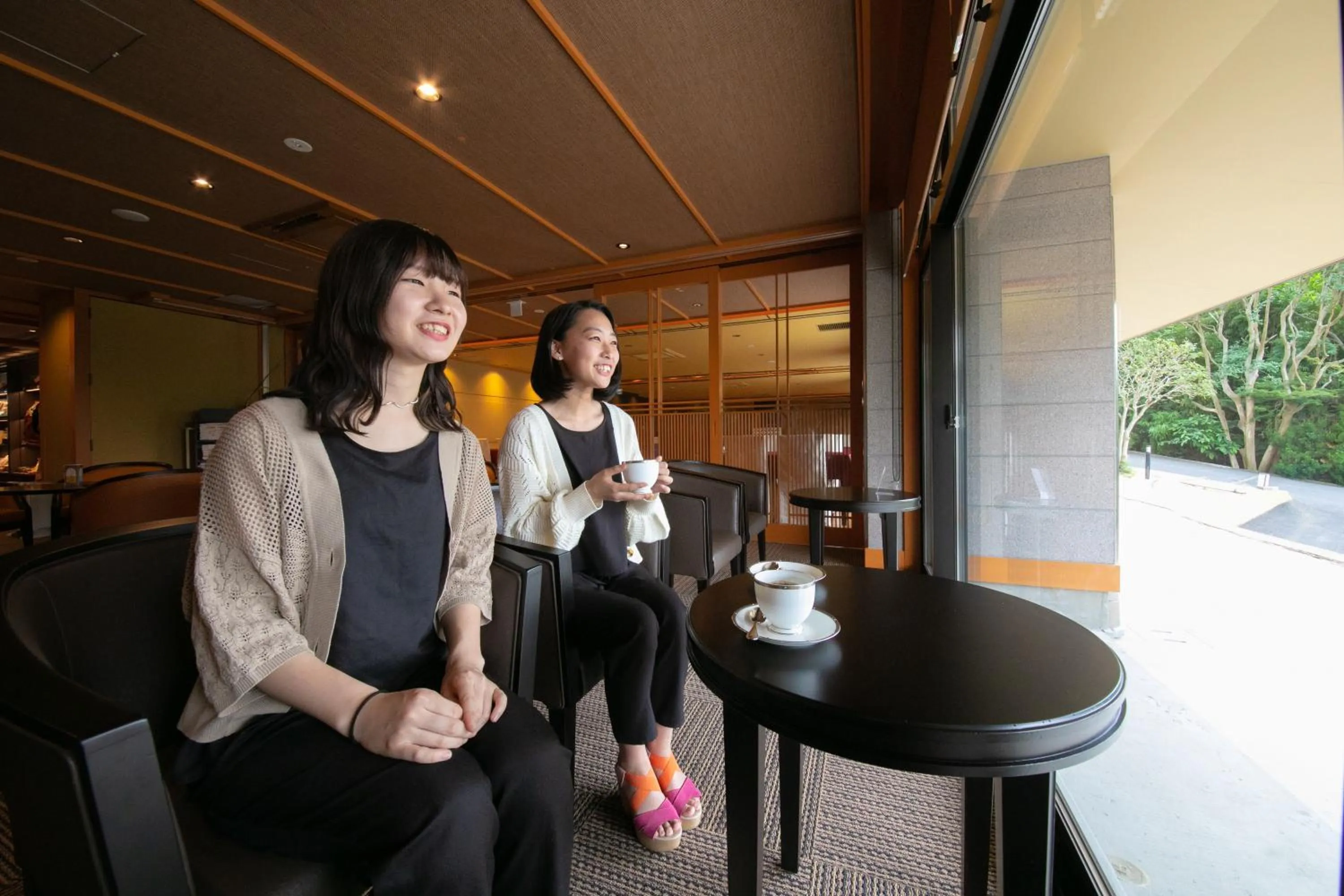 Lounge or bar in Biwako Hanakaido