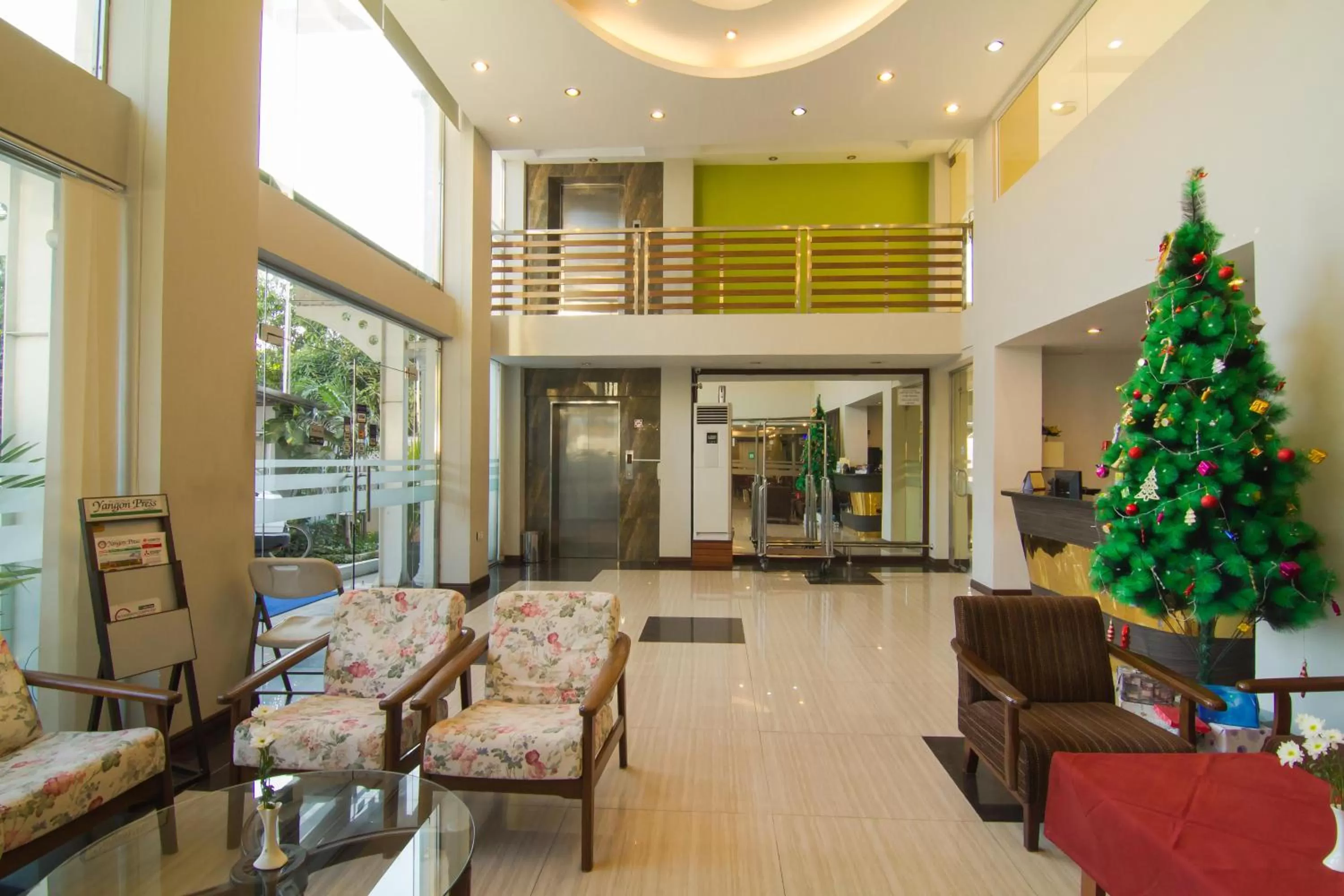 Lobby or reception in Hotel Yankin