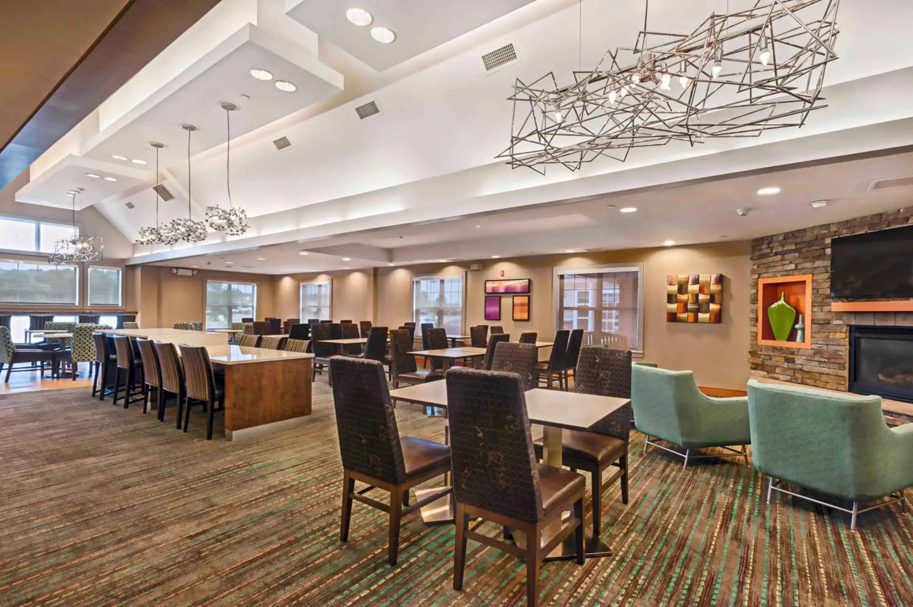 Lobby or reception, Restaurant/Places to Eat in Residence Inn Mt. Laurel at Bishop's Gate