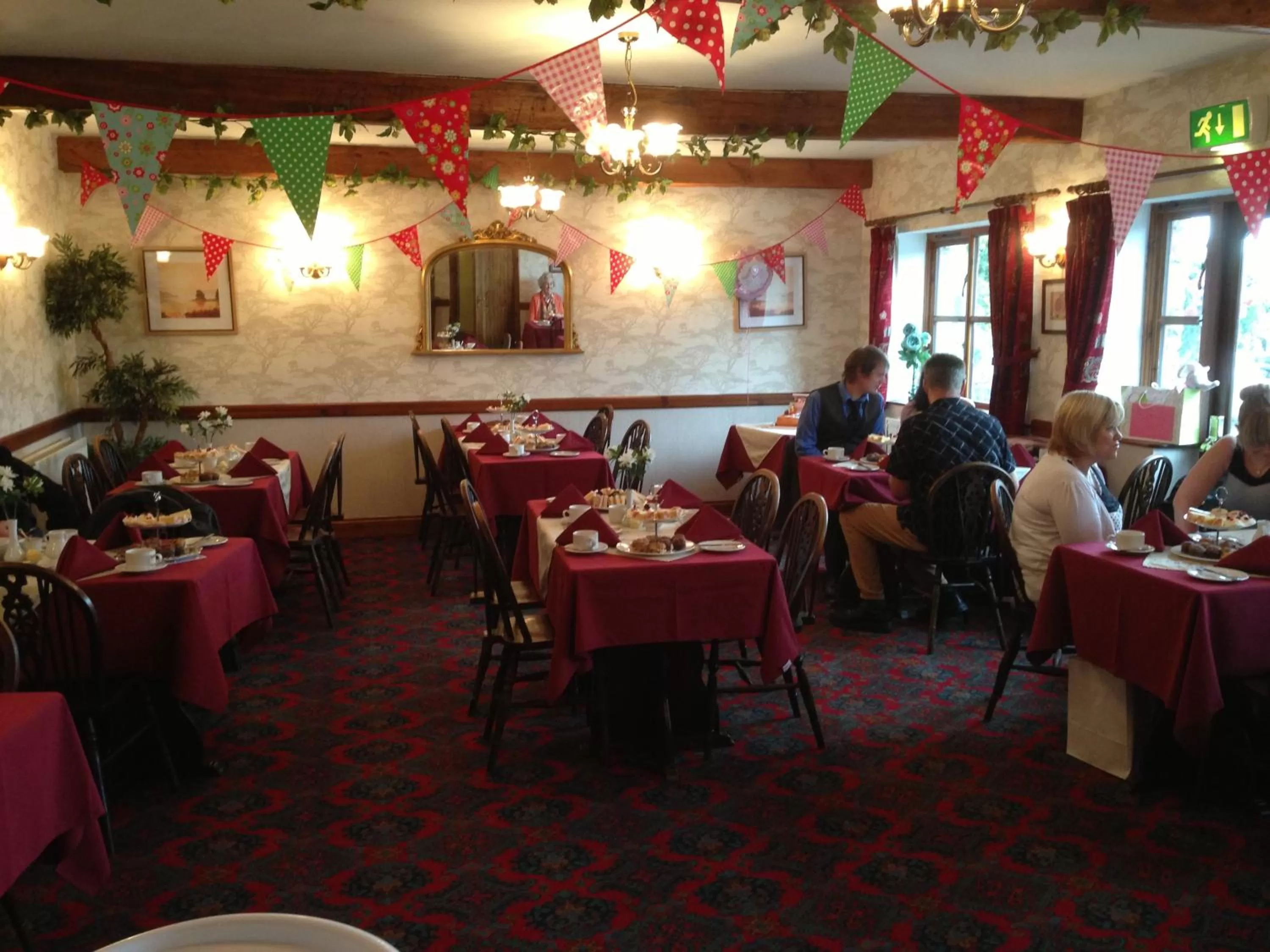 Restaurant/places to eat in The Black Bull at Nateby