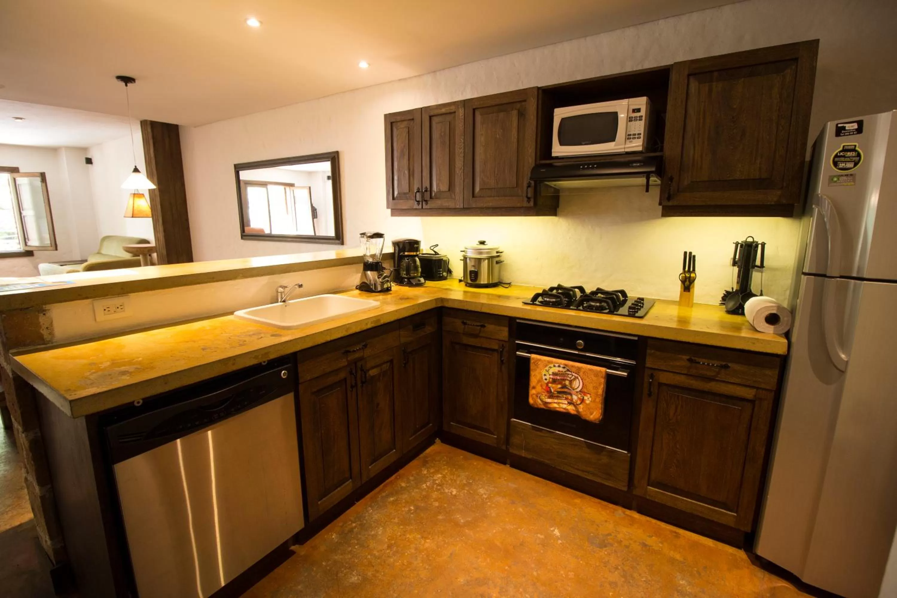Kitchen or kitchenette in Casa Del Reloj