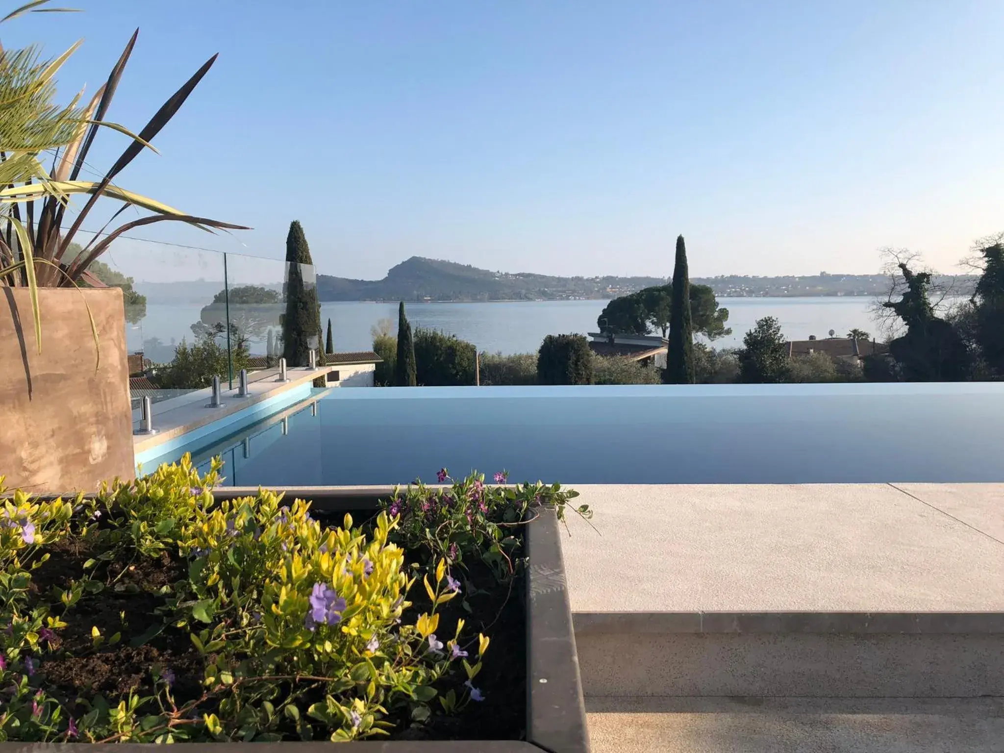 Pool view, Swimming Pool in Lamasu RioVerde - Lago di Garda