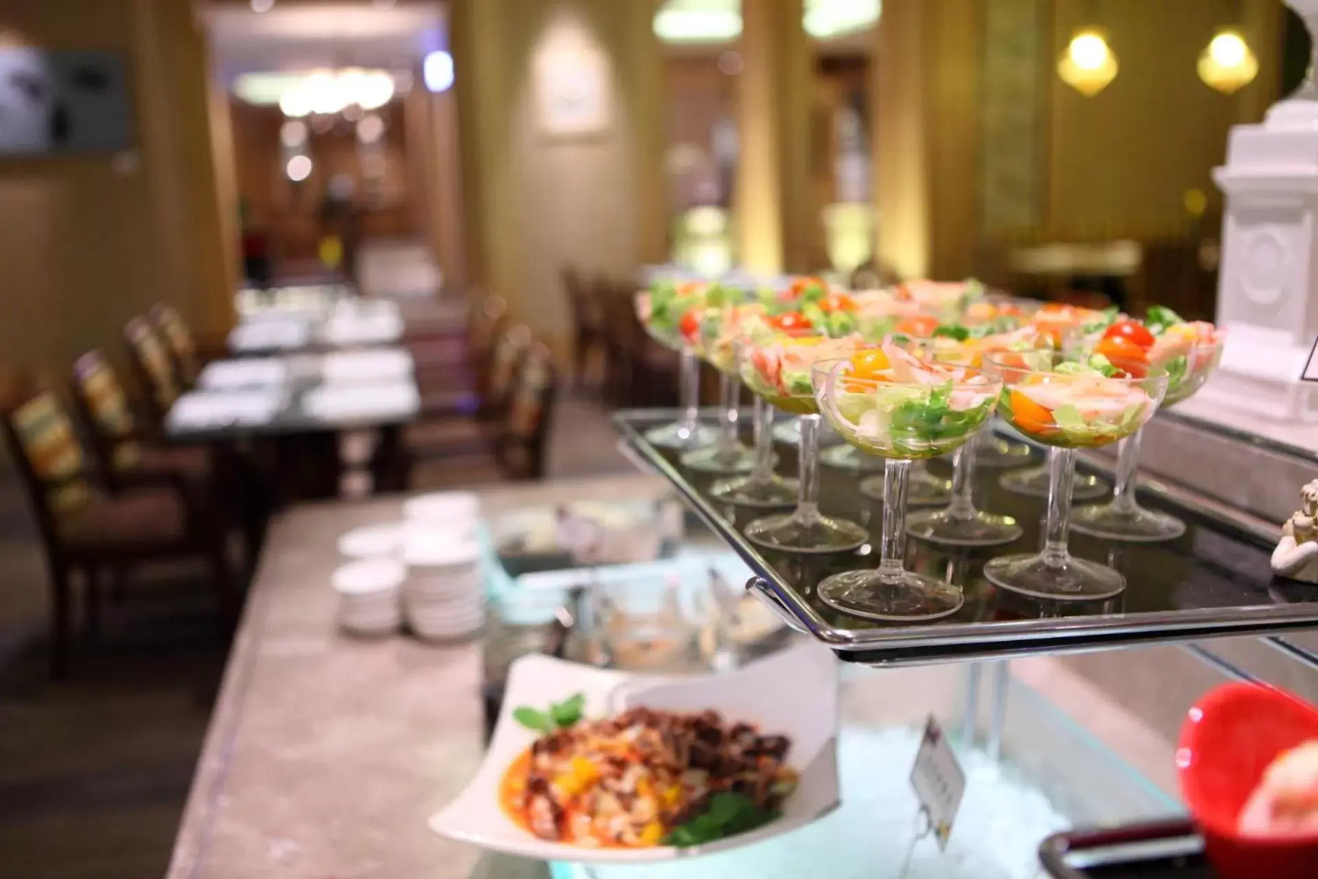 Buffet breakfast in Chateau de Chine Hotel Hualien