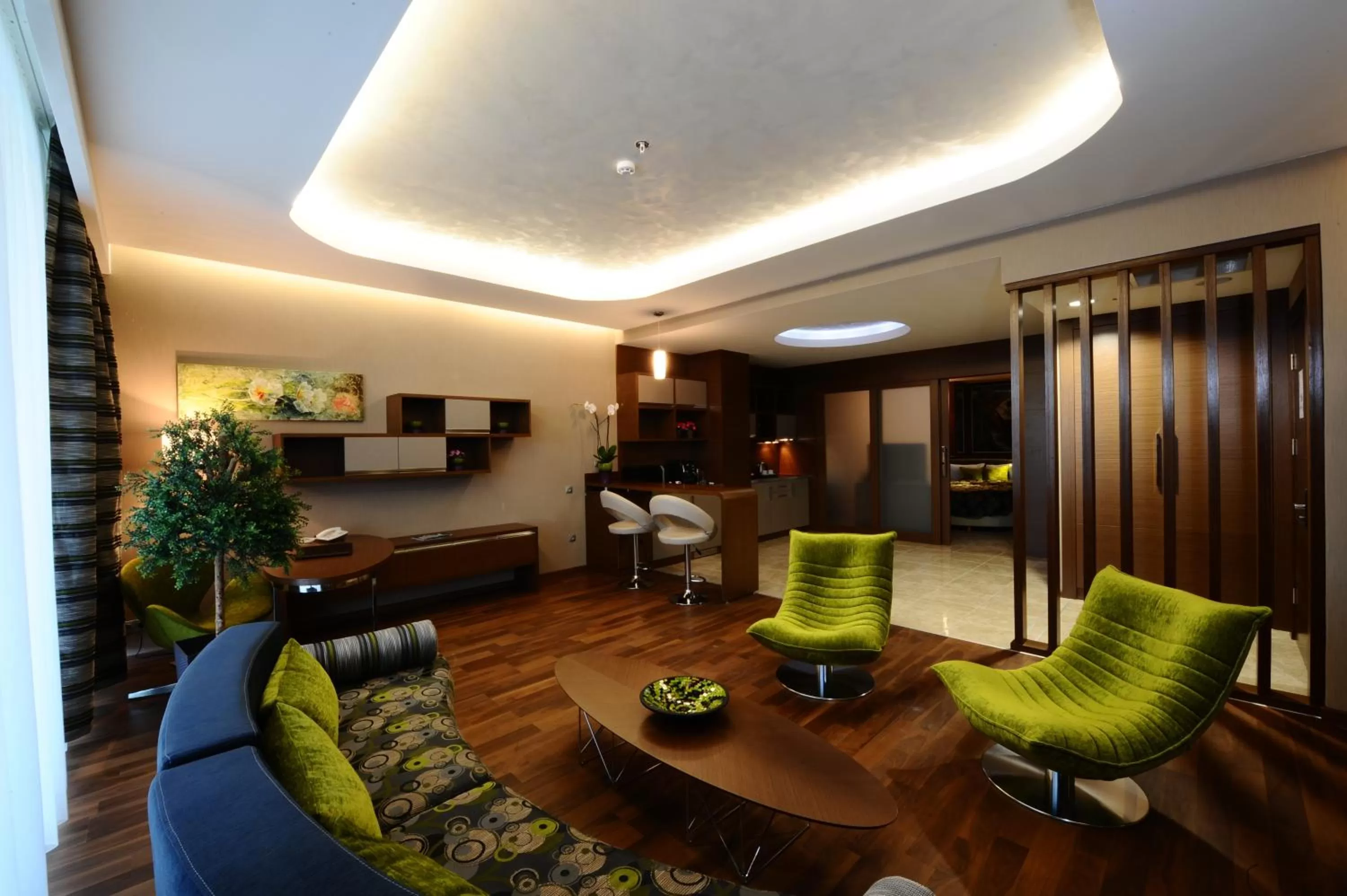 Living room in Ramada by Wyndham Podgorica