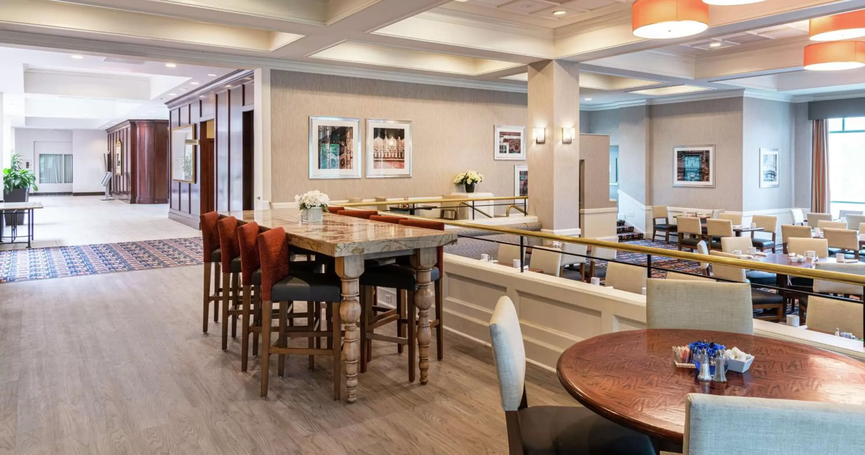 Dining area, Restaurant/Places to Eat in DoubleTree Suites by Hilton Hotel Philadelphia West