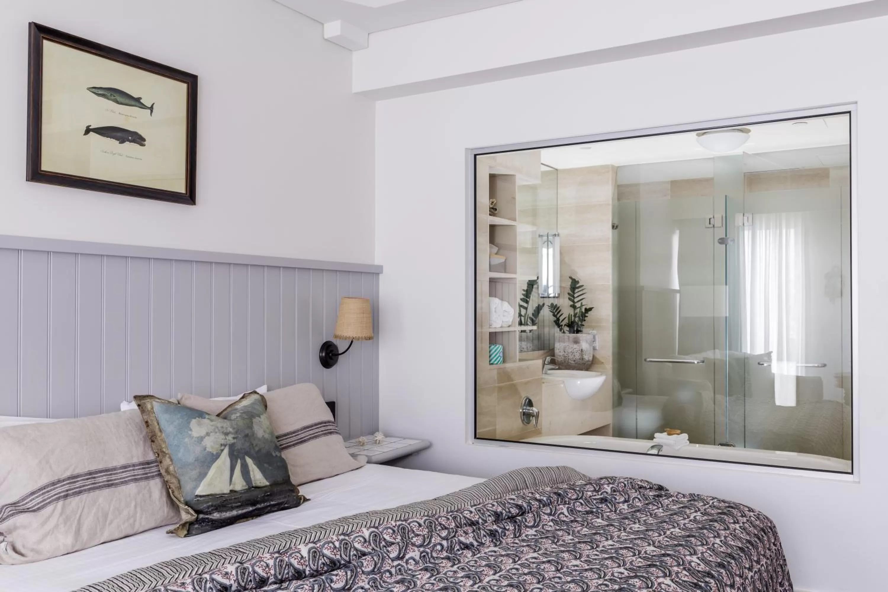 Bathroom, Bed in Watsons Bay Boutique Hotel