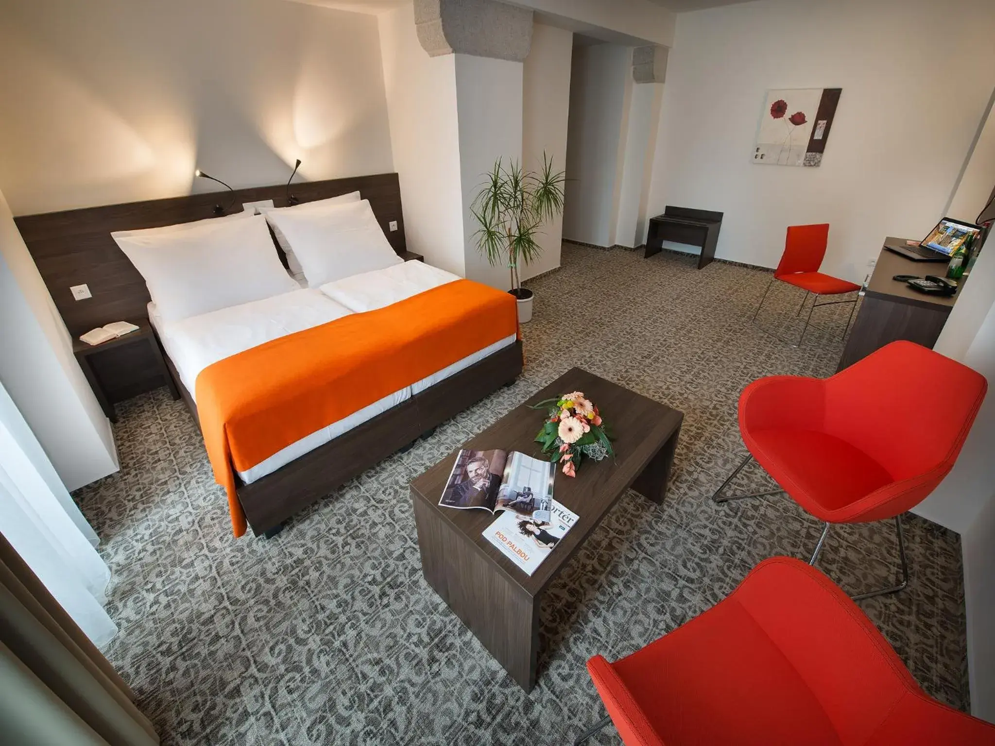 Bedroom in EA Business Hotel Jihlava