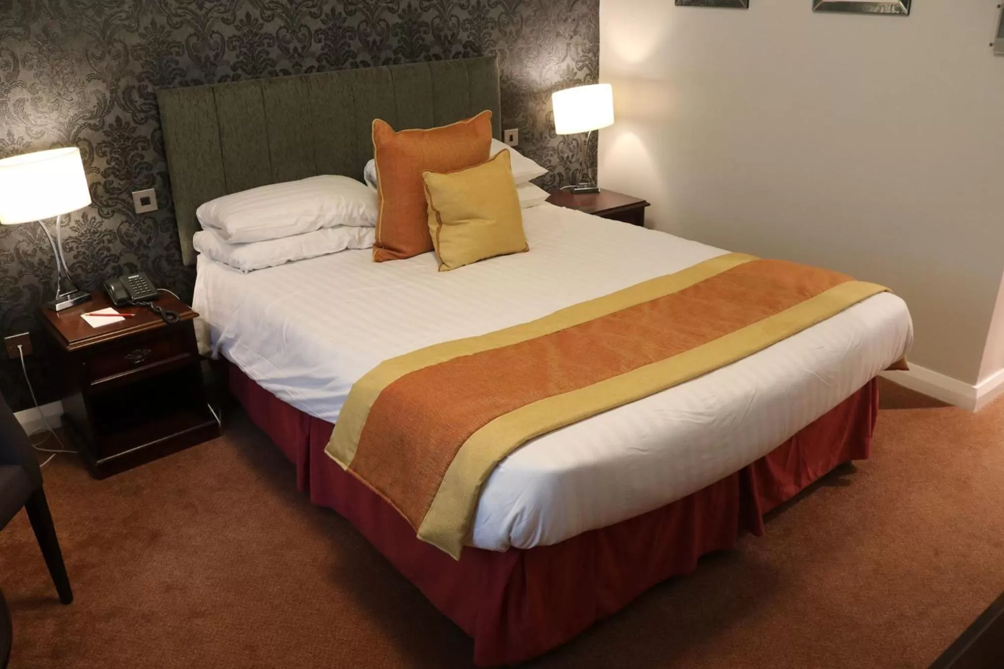 Bedroom, Bed in The Villa Country House Hotel