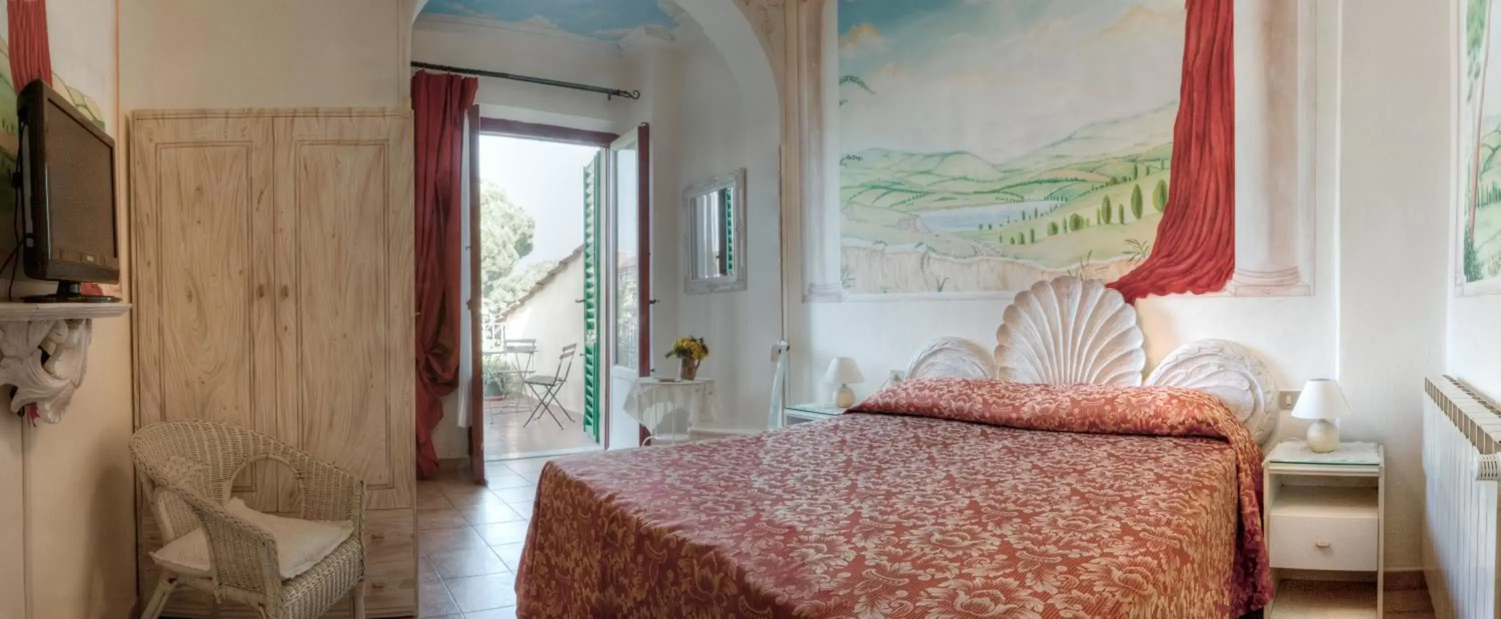 Bed in Hotel Masaccio Bed in Hotel Masaccio