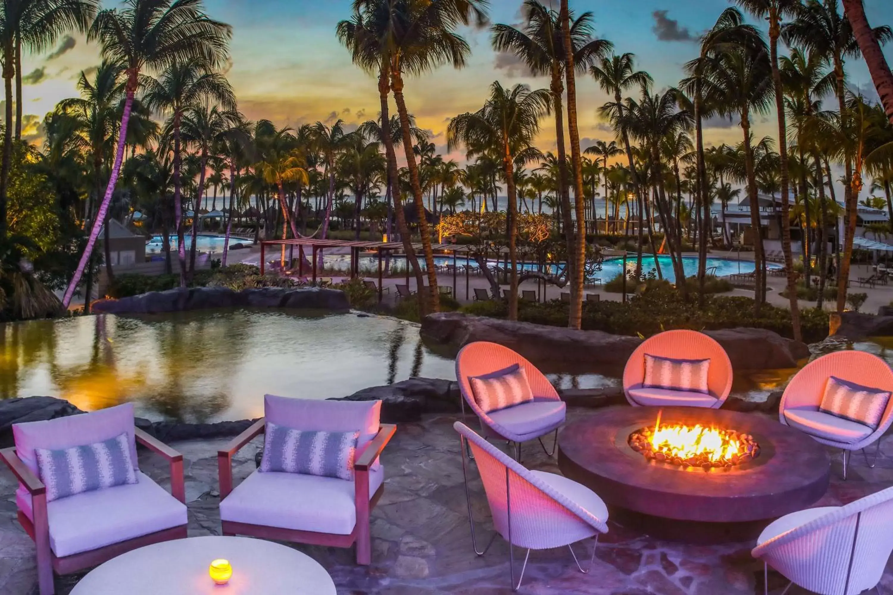 Pool view in Hilton Aruba Caribbean Resort & Casino