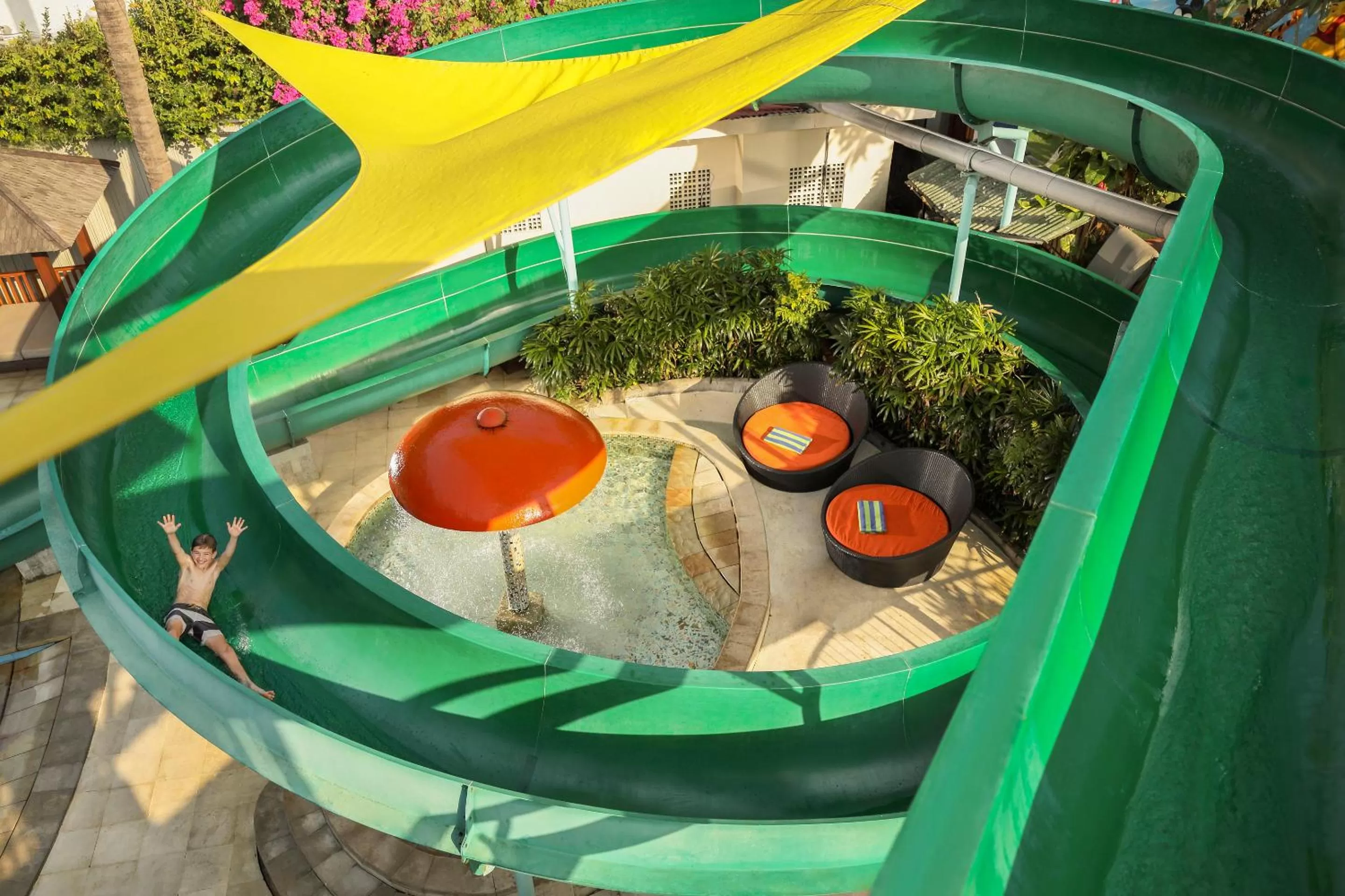 Aqua park in Bali Dynasty Resort