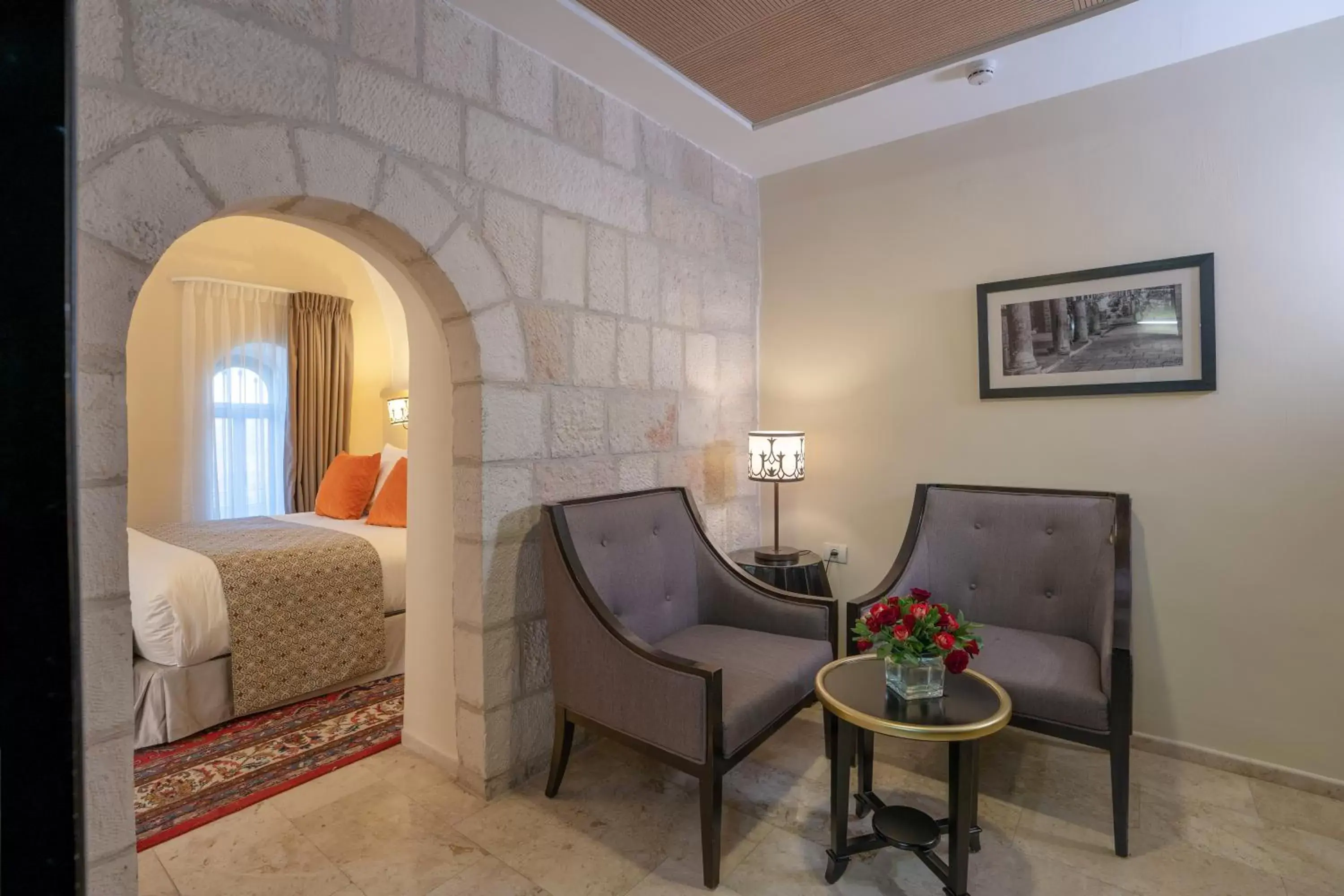 Bed, Seating Area in The Sephardic House Hotel in The Jewish Quarter