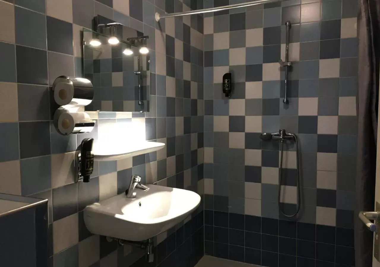 Shower, Bathroom in City Hotel