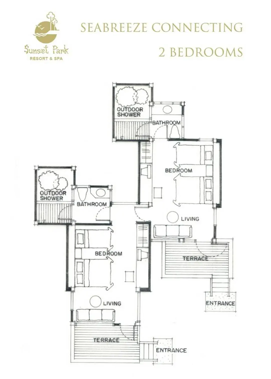 Floor Plan in Sunset Park Resort And Spa - SHA Plus