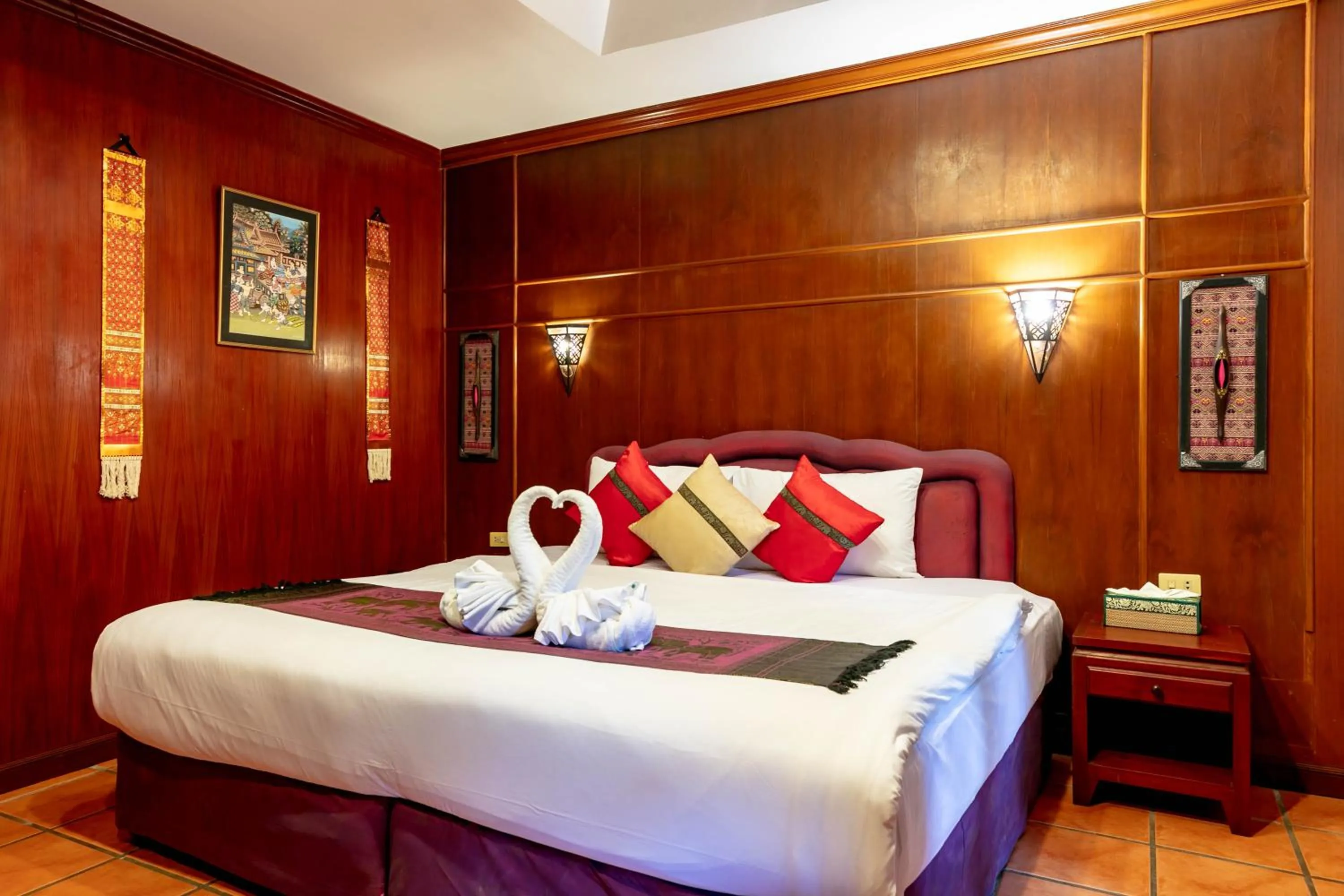 Bedroom, Bed in Royal Phawadee Village Patong - 2 Minutes walk to the beach