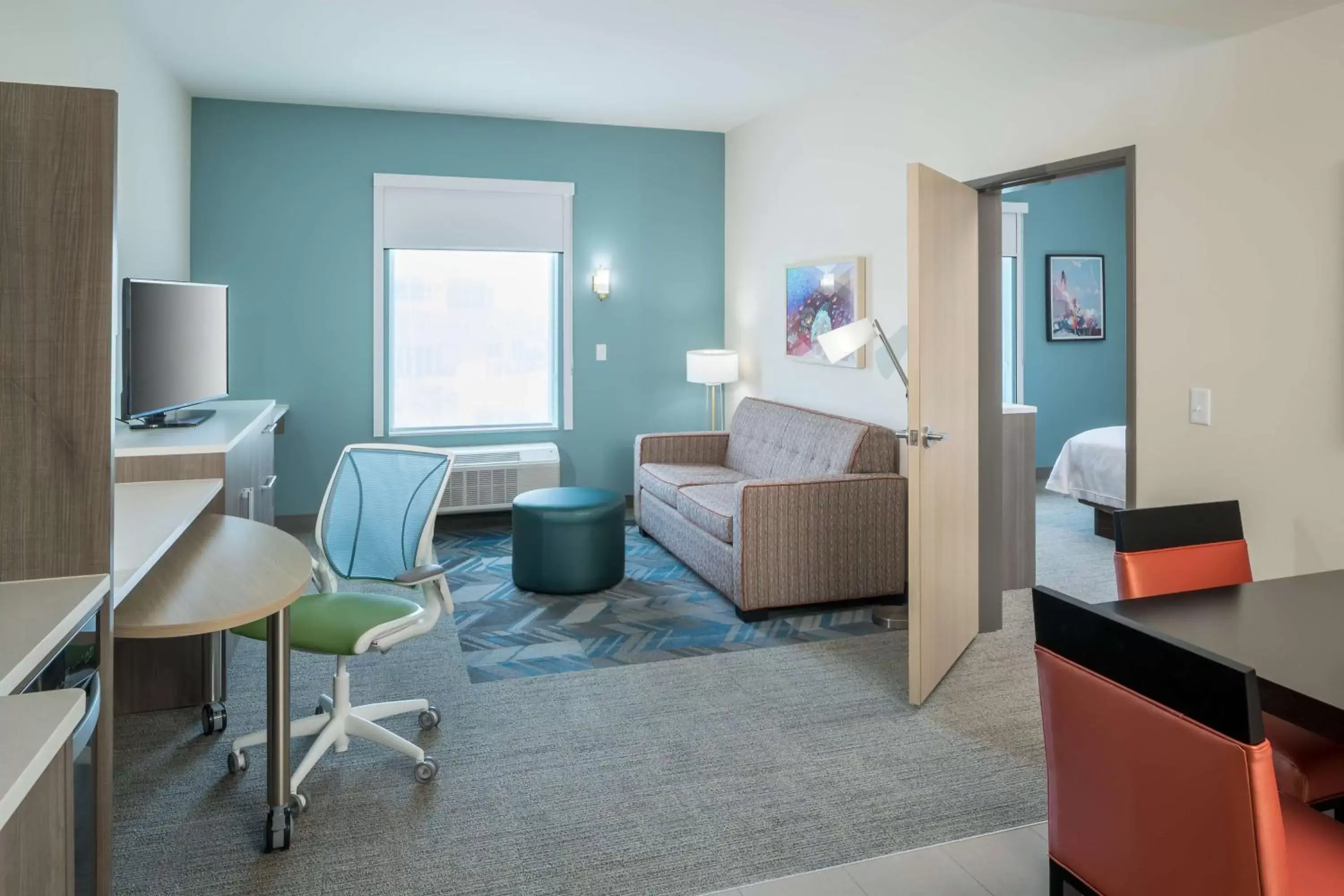 Bedroom, Seating Area in Home2 Suites By Hilton Cape Canaveral Cruise Port