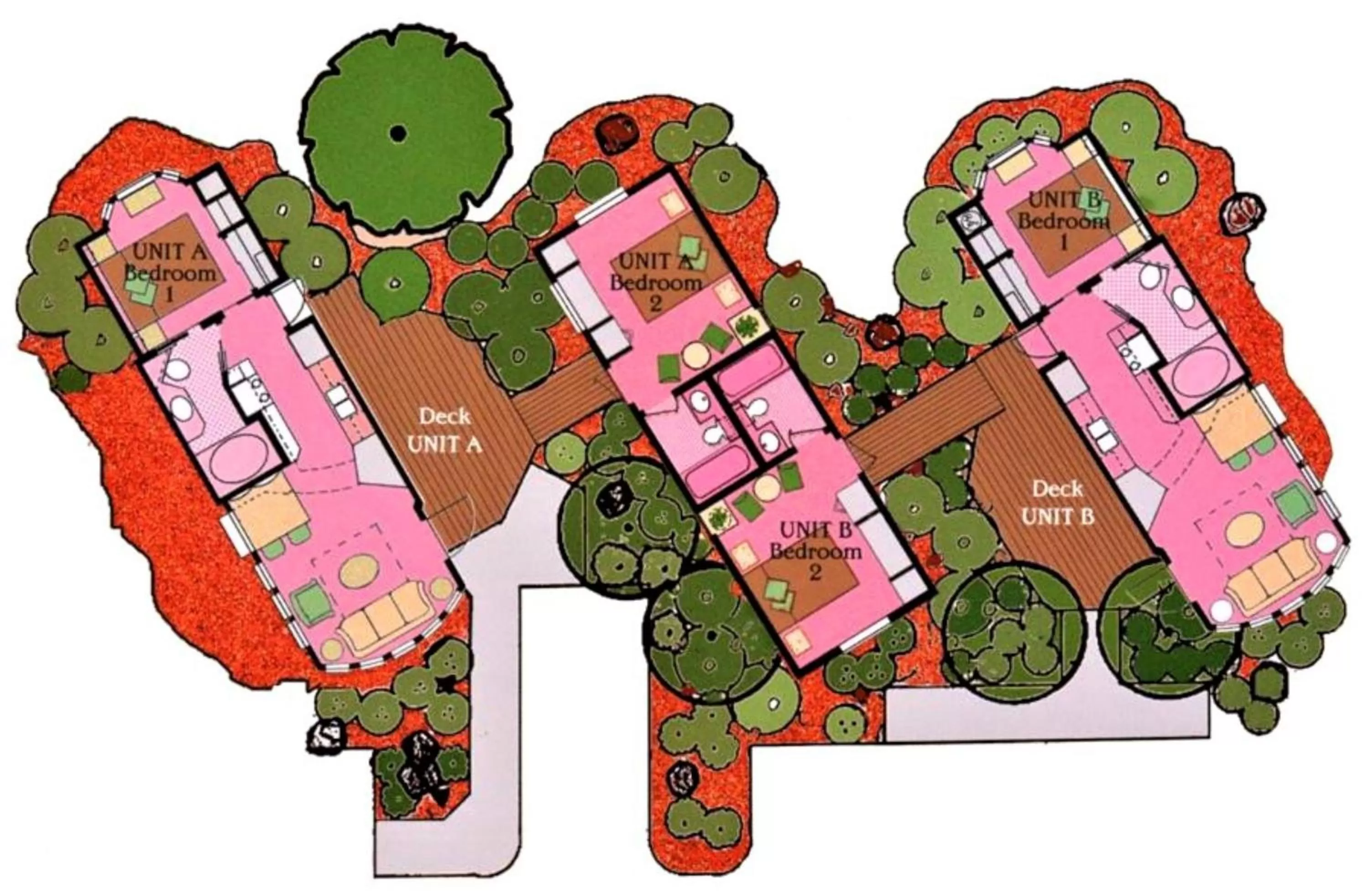 Floor plan in Sedona Pines Resort