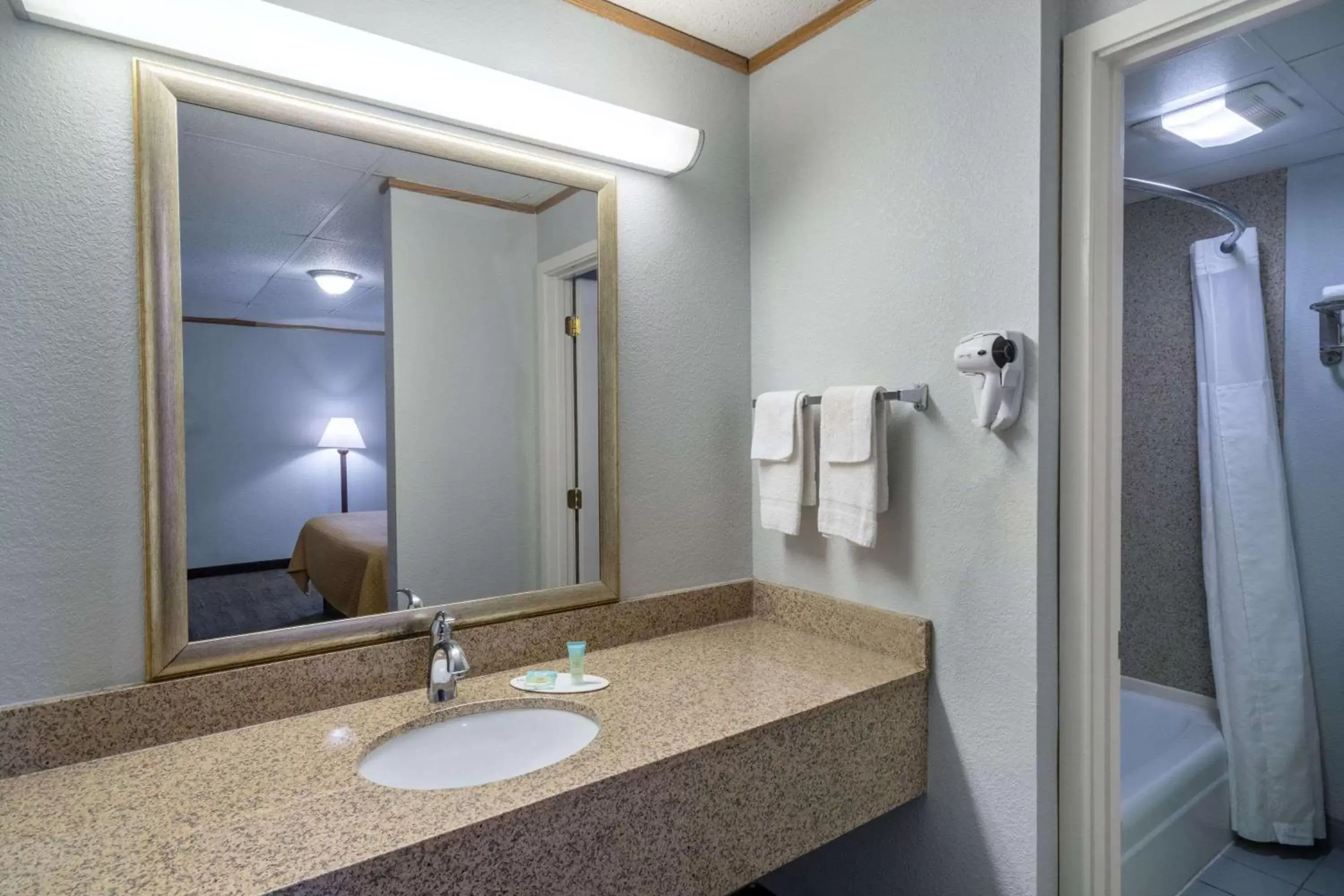 Bathroom in Travelodge by Wyndham Pigeon Forge