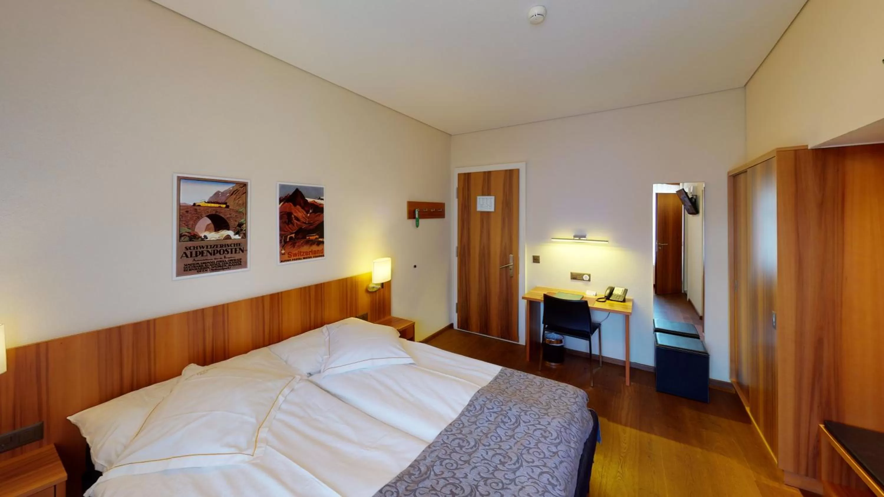 Bed in Hotel Ambassador