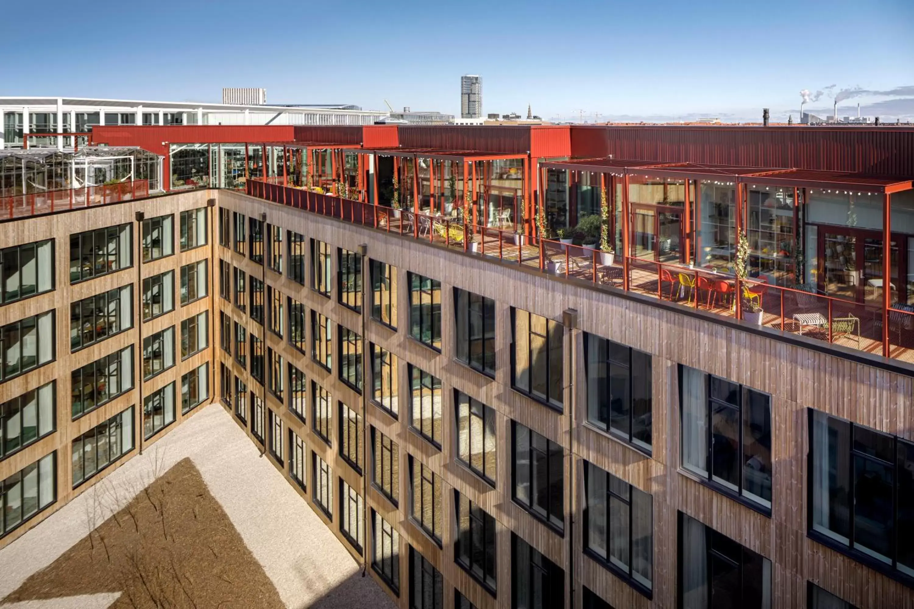 Property building in Zoku Copenhagen Property building in Zoku Copenhagen