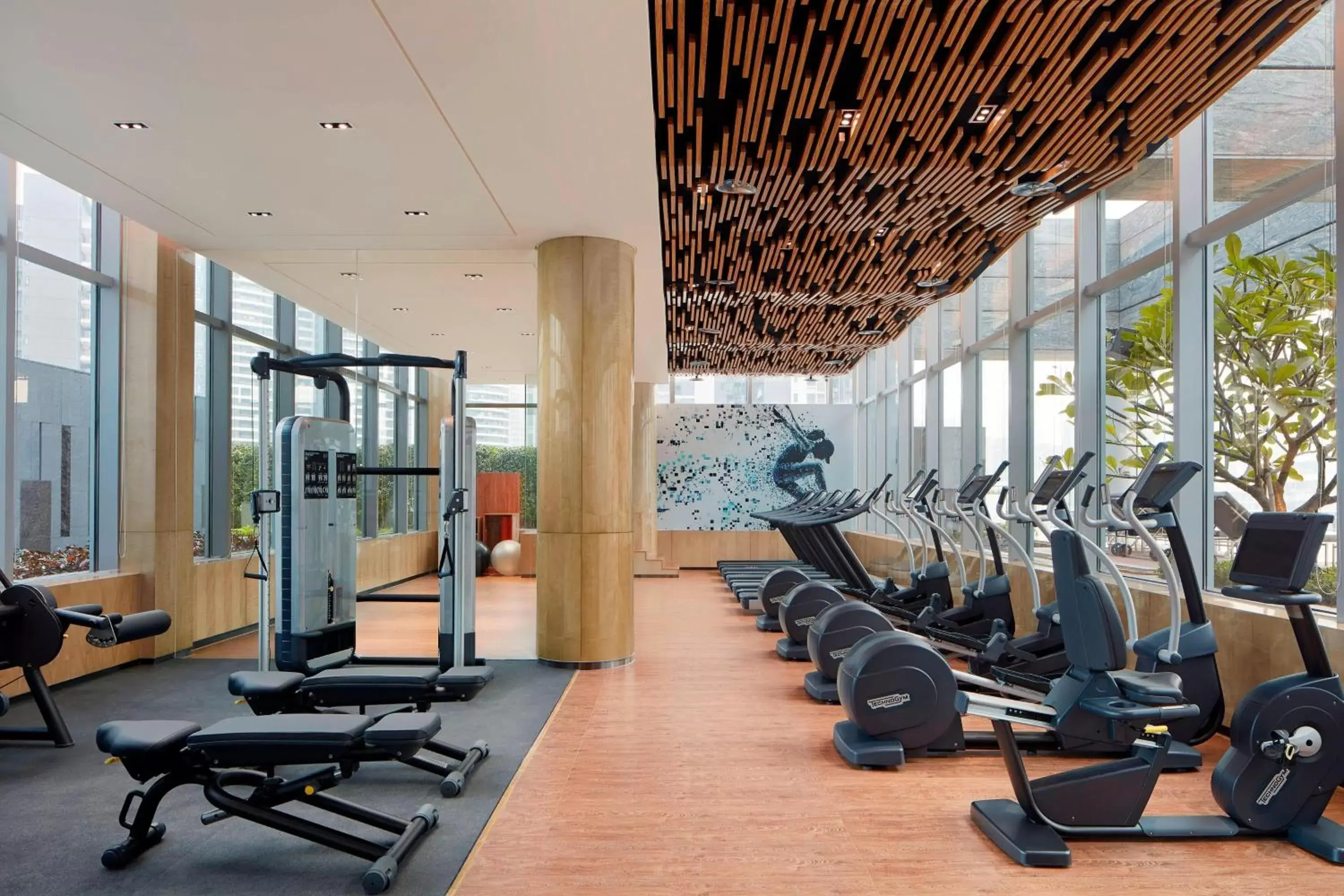 Fitness centre/facilities, Fitness Center/Facilities in Sheraton Guangzhou Nansha Hotel