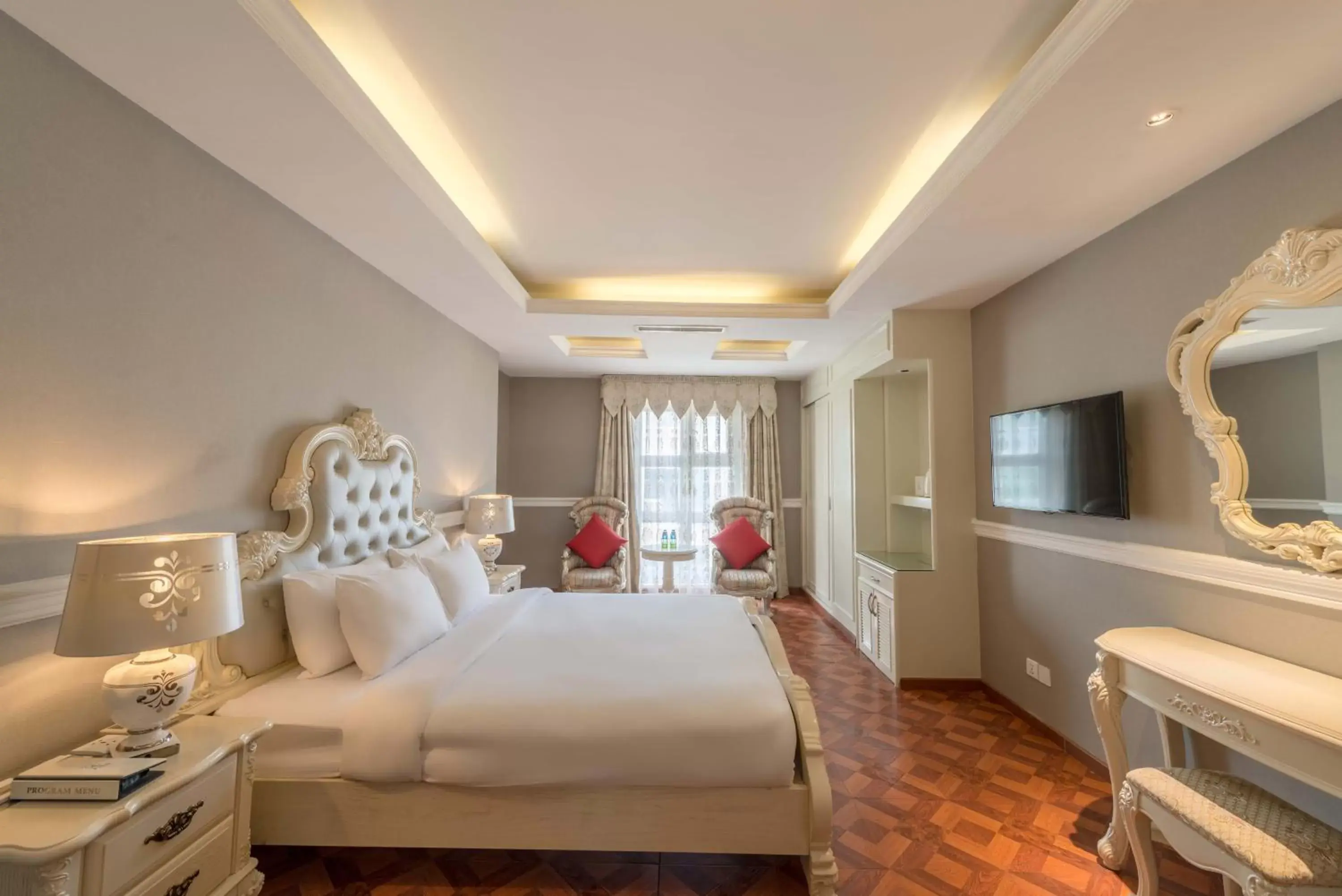 Bedroom in A&EM 280 Le Thanh Ton Hotel & Spa