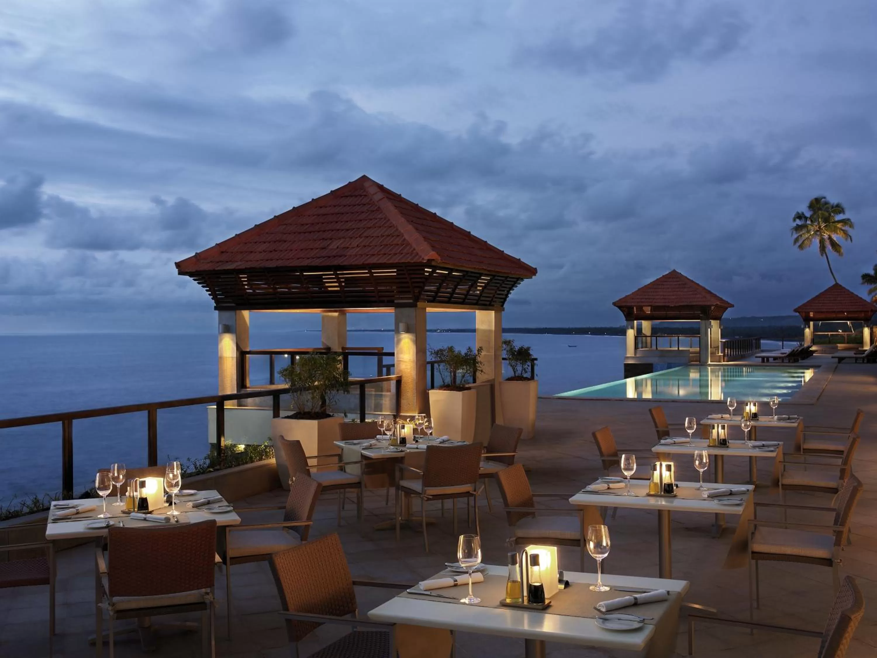 Restaurant/places to eat in The Leela Kovalam, A Raviz Hotel