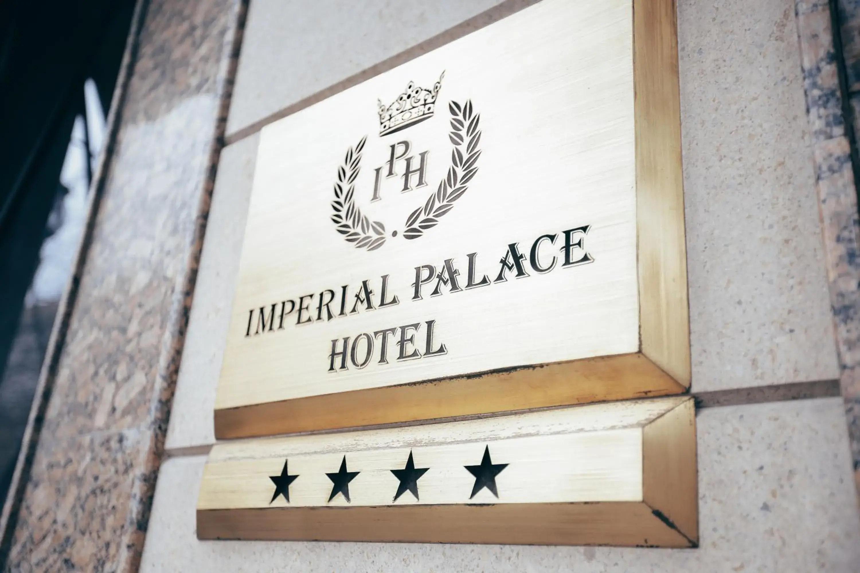 Property logo or sign in Imperial Palace Hotel