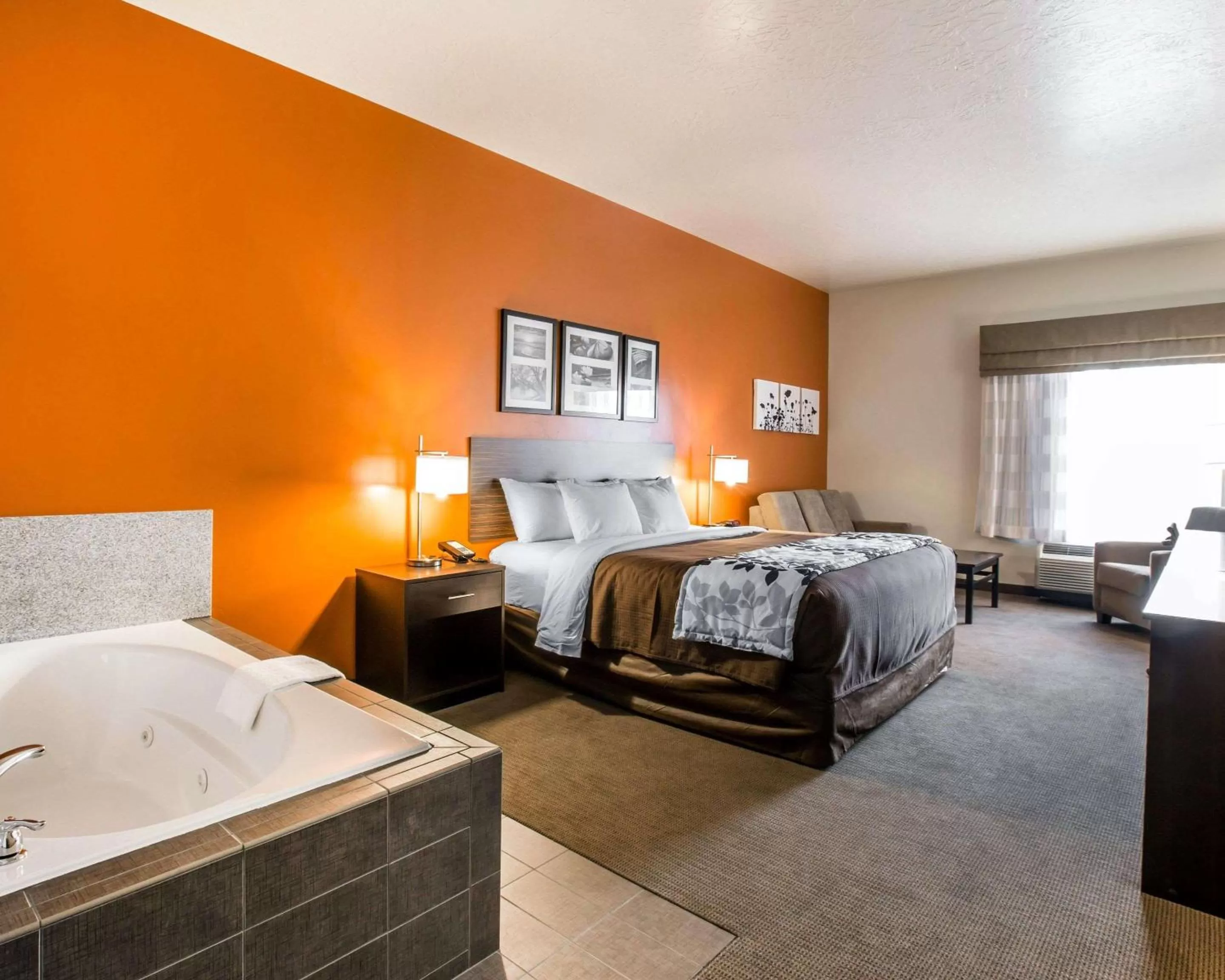 Photo of the whole room, Bed in Sleep Inn & Suites Page at Lake Powell