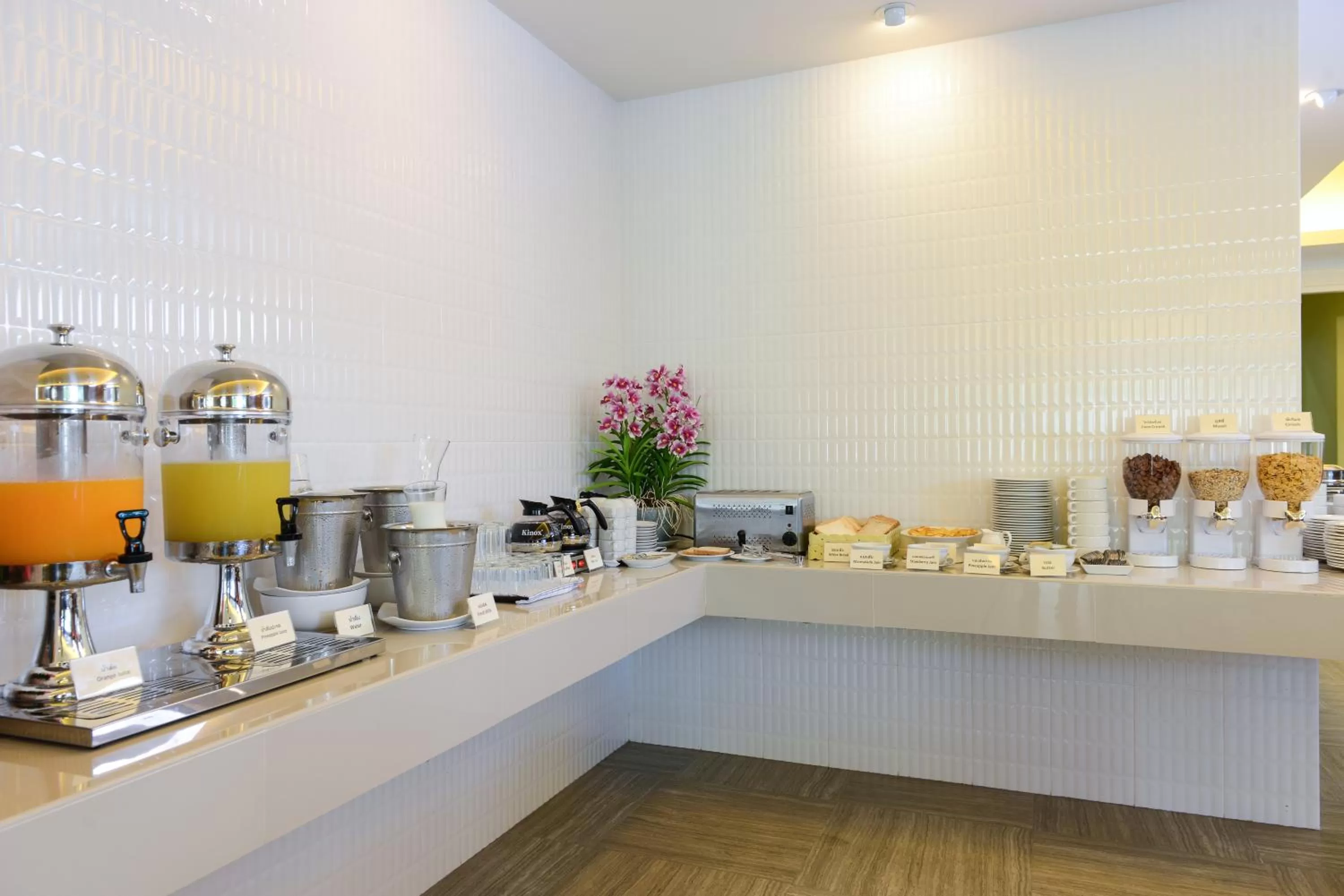 Asian breakfast in Hisea Huahin Hotel