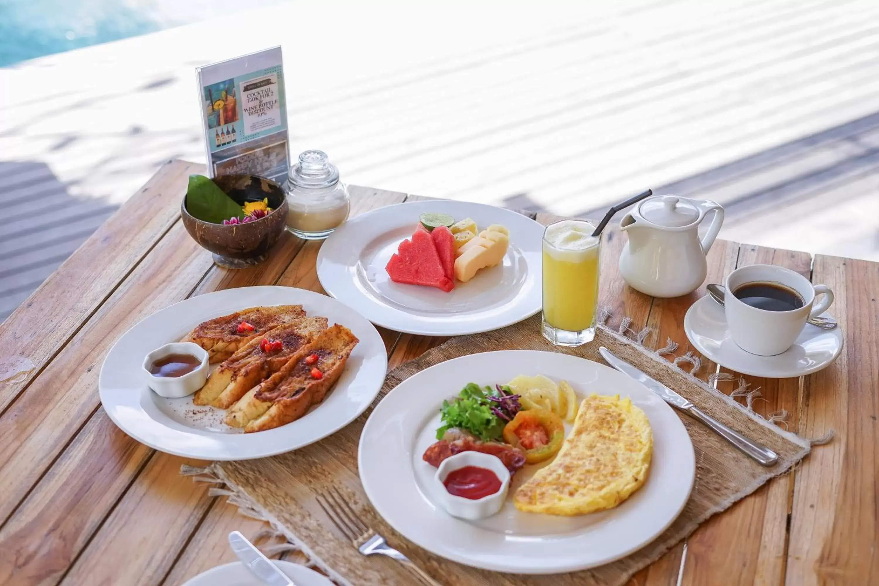 Breakfast in La Berceuse Resort and Villa Nusa Dua by Taritiya Collection