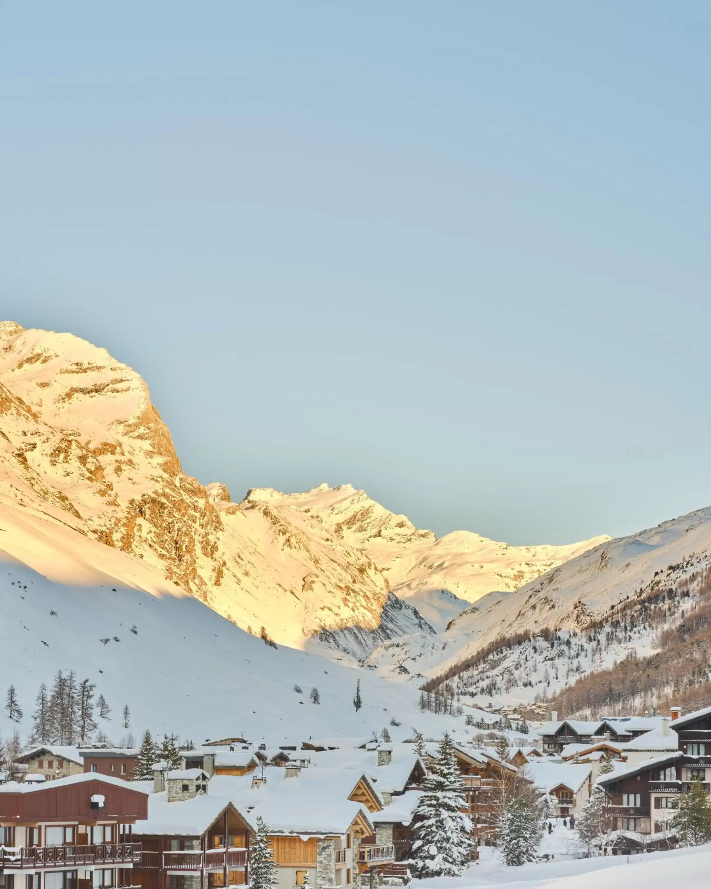 Natural landscape, Winter in Airelles Val d'Isère