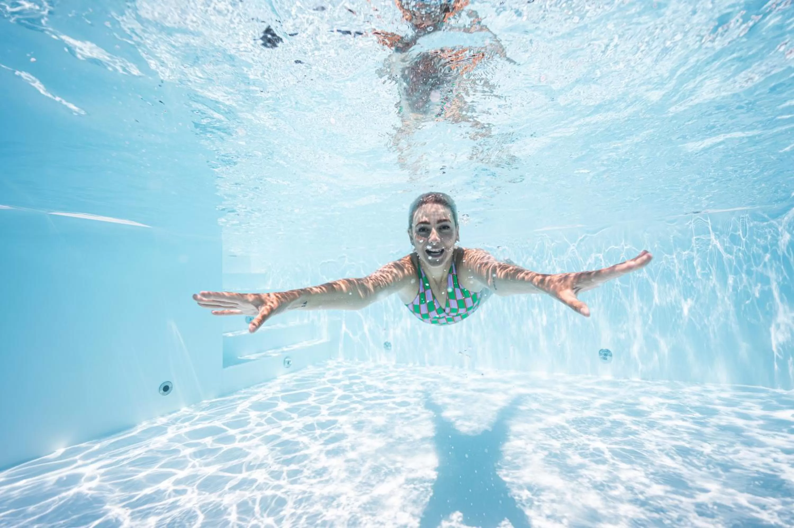 Swimming pool in Das Freiberg Romantikhotel