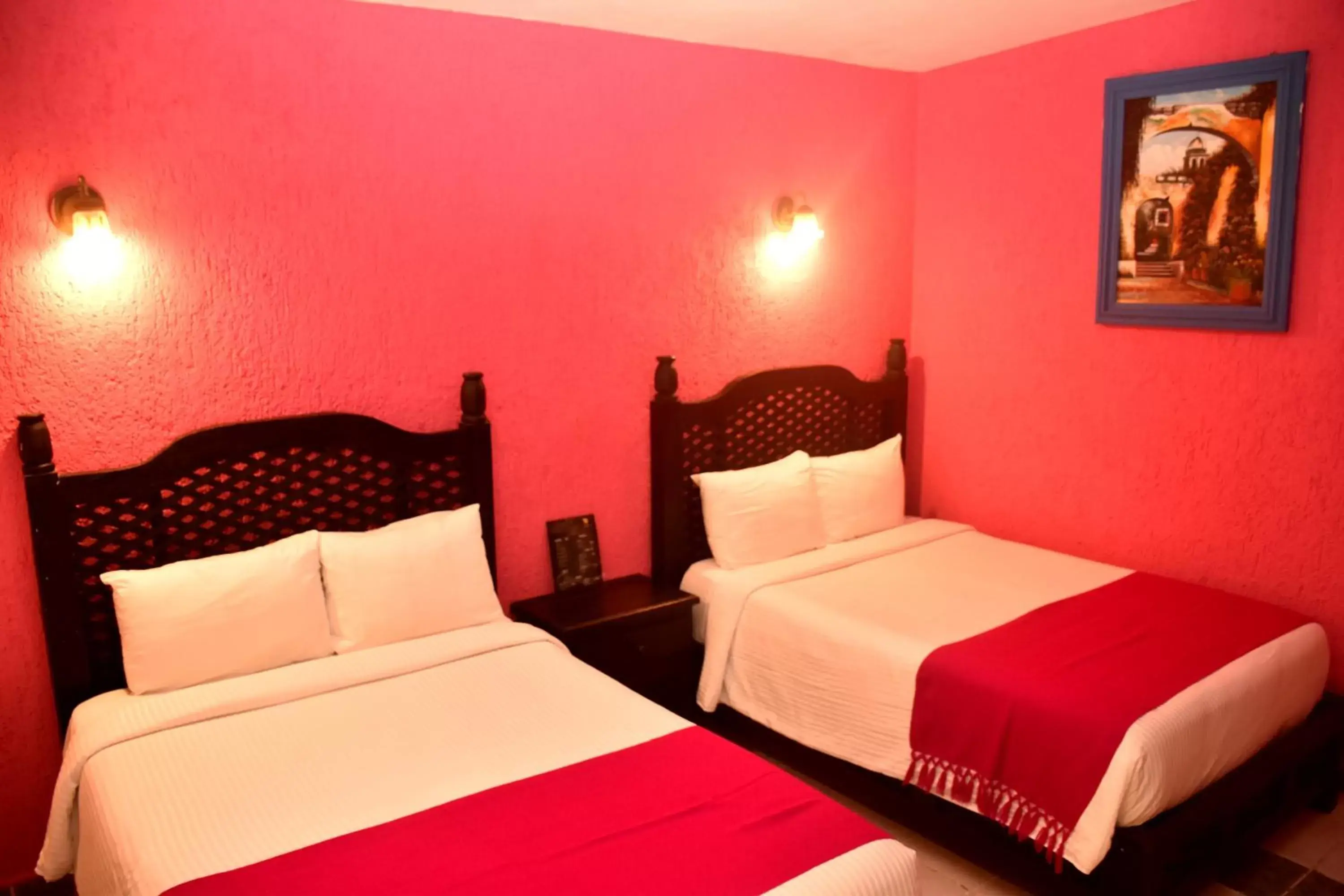 Bed in Hotel Antigua