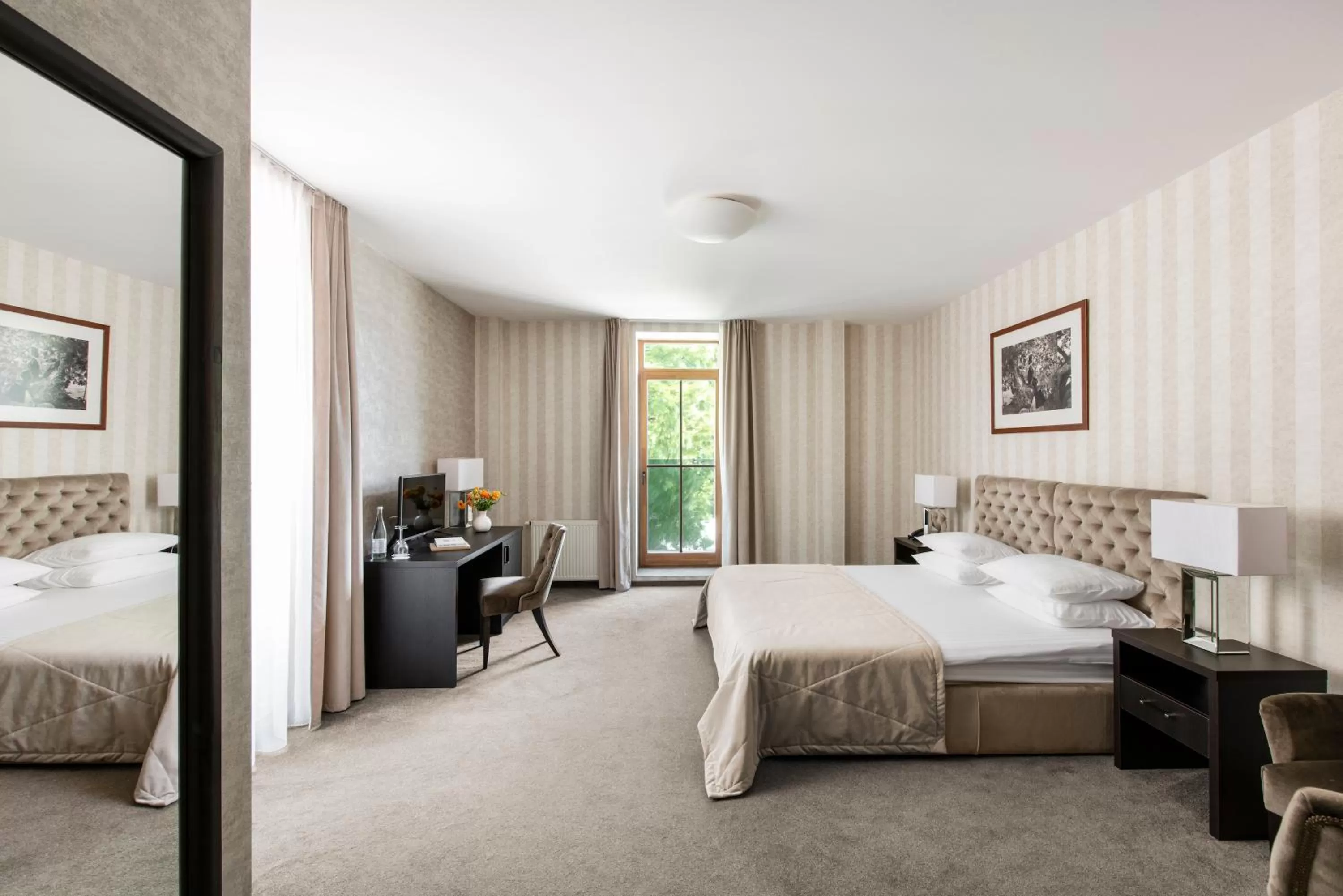 Bed in Amberton Cathedral Square Hotel Vilnius